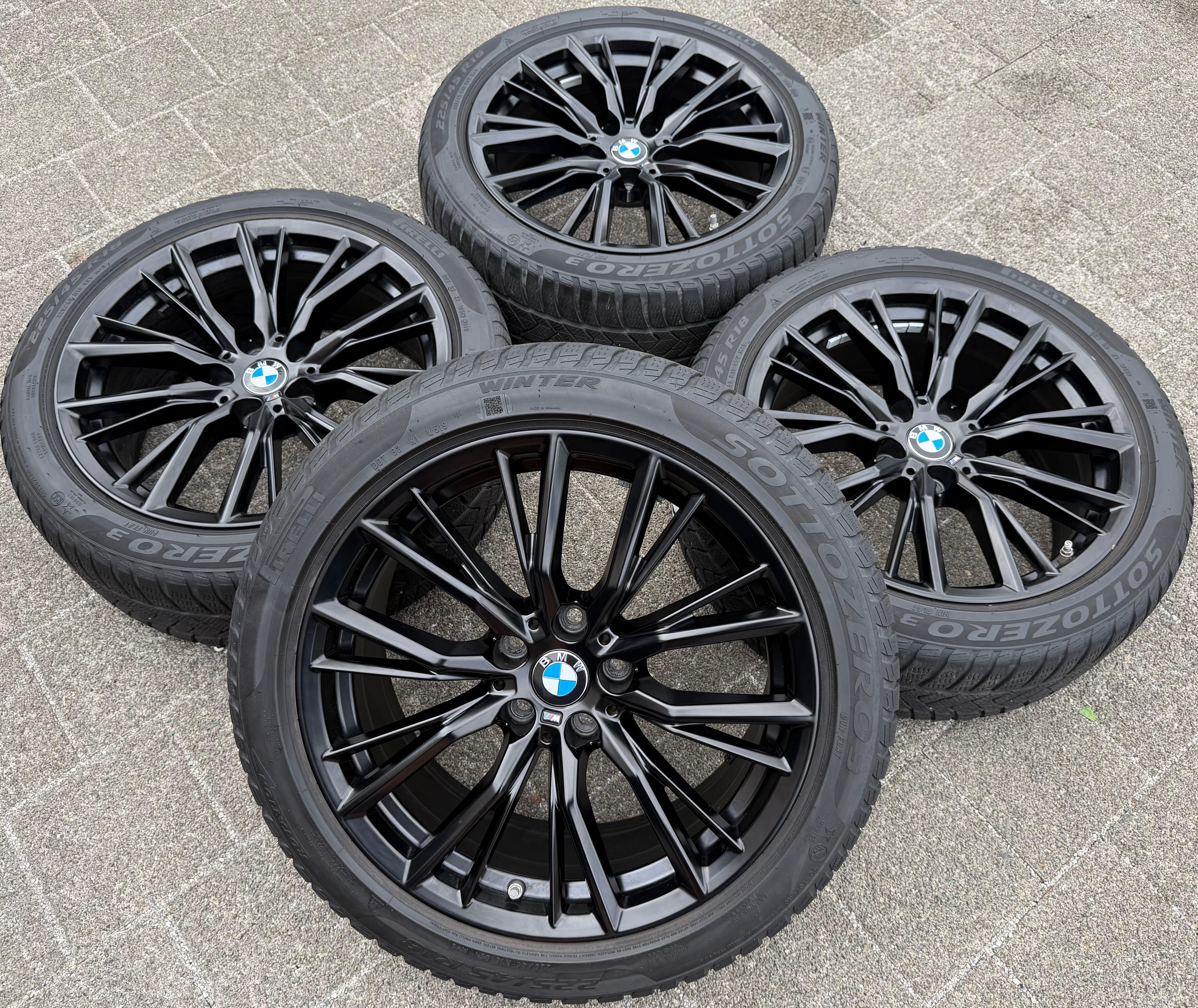 4 Original 18" Alu Winterräder BMW 3ER Reihe G20 G21 4ER G22 G23 2ER G42 M796 RDKS