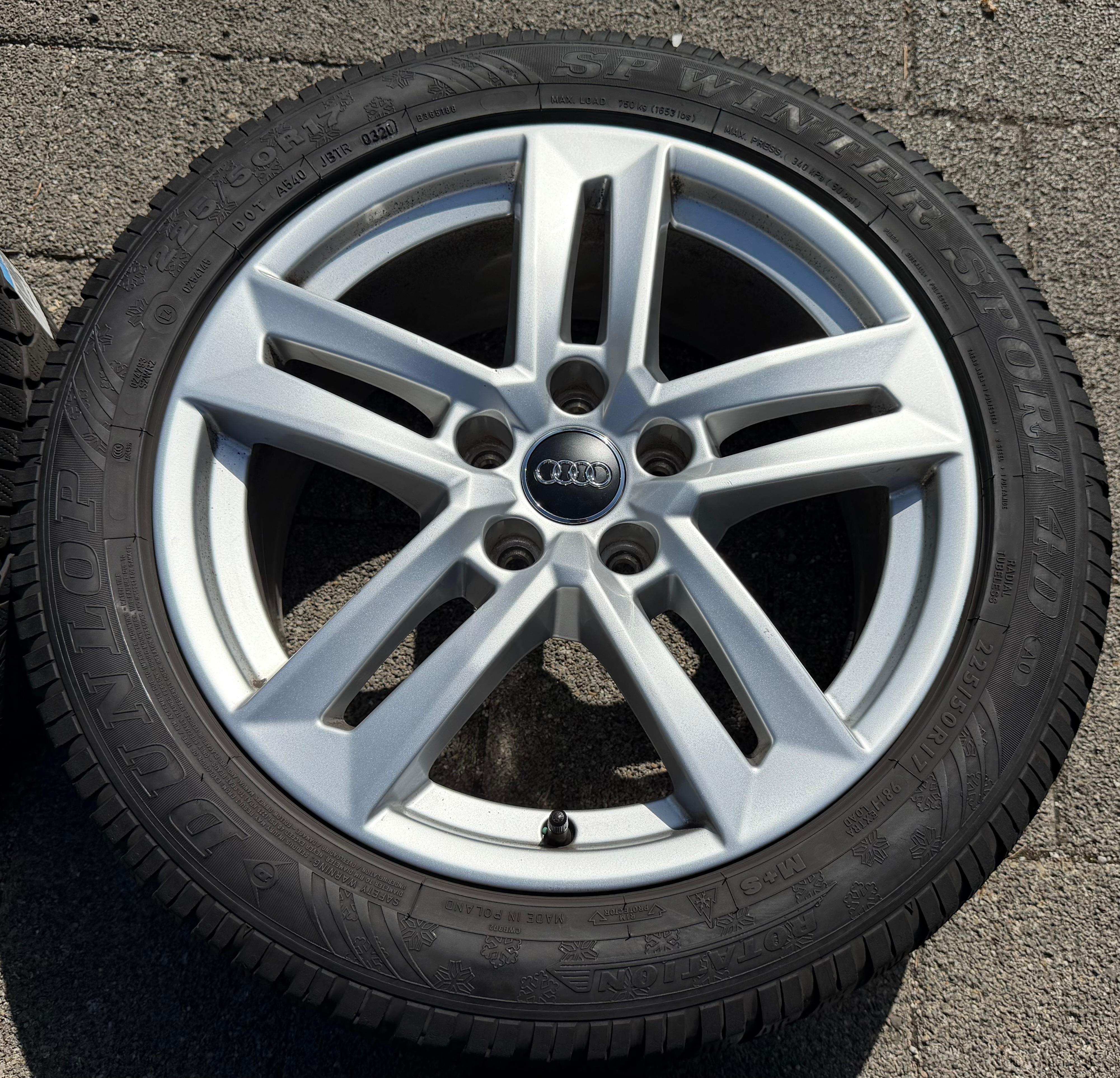 4 Original 17" Alufelgen Audi A4 8W B9 8W0601025P 7x17 ET42