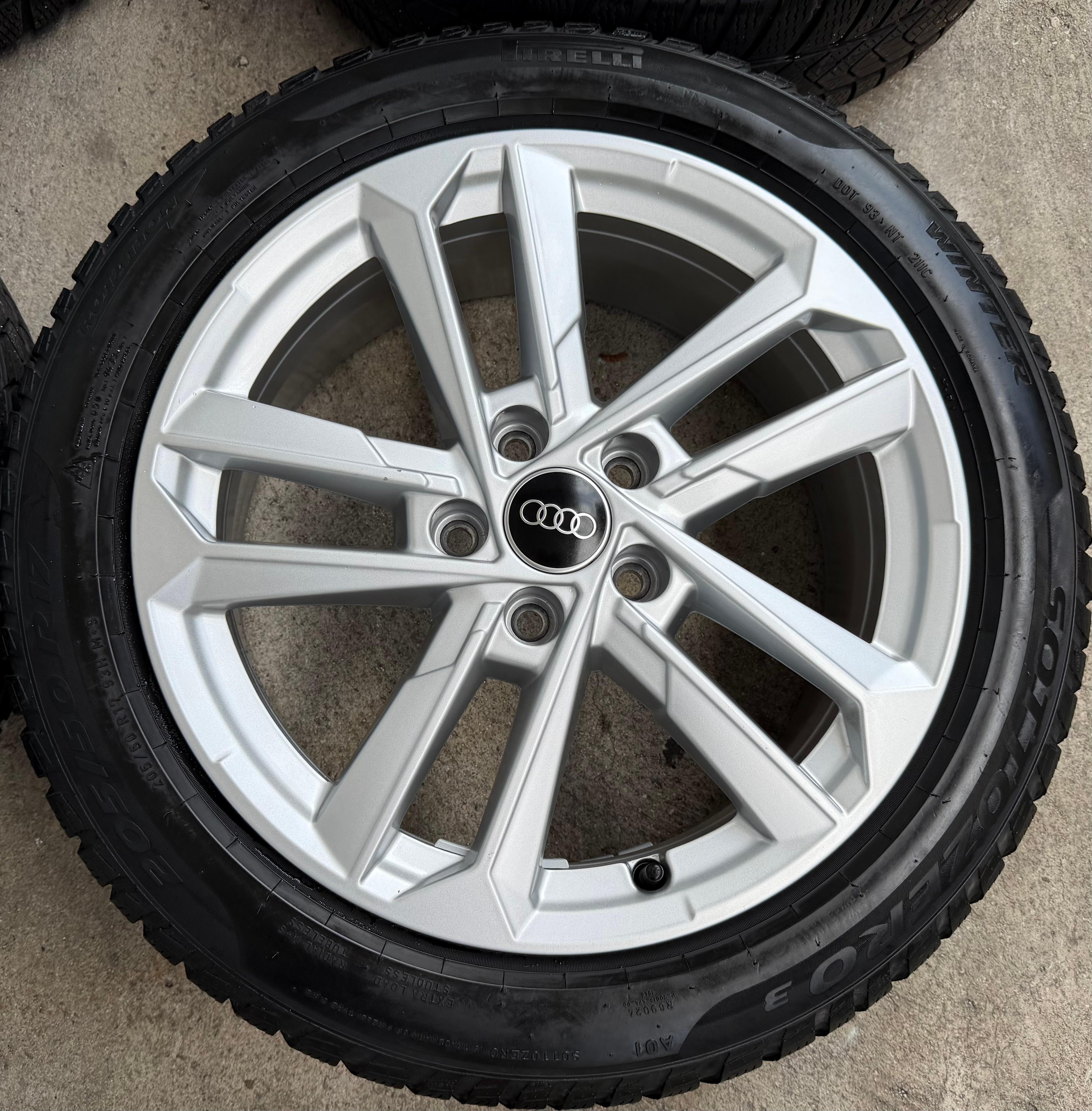 4 Original 17" Alu Winterräder Audi A3 S3 8Y 8Y0601025L 205/50R17 93H Pirelli