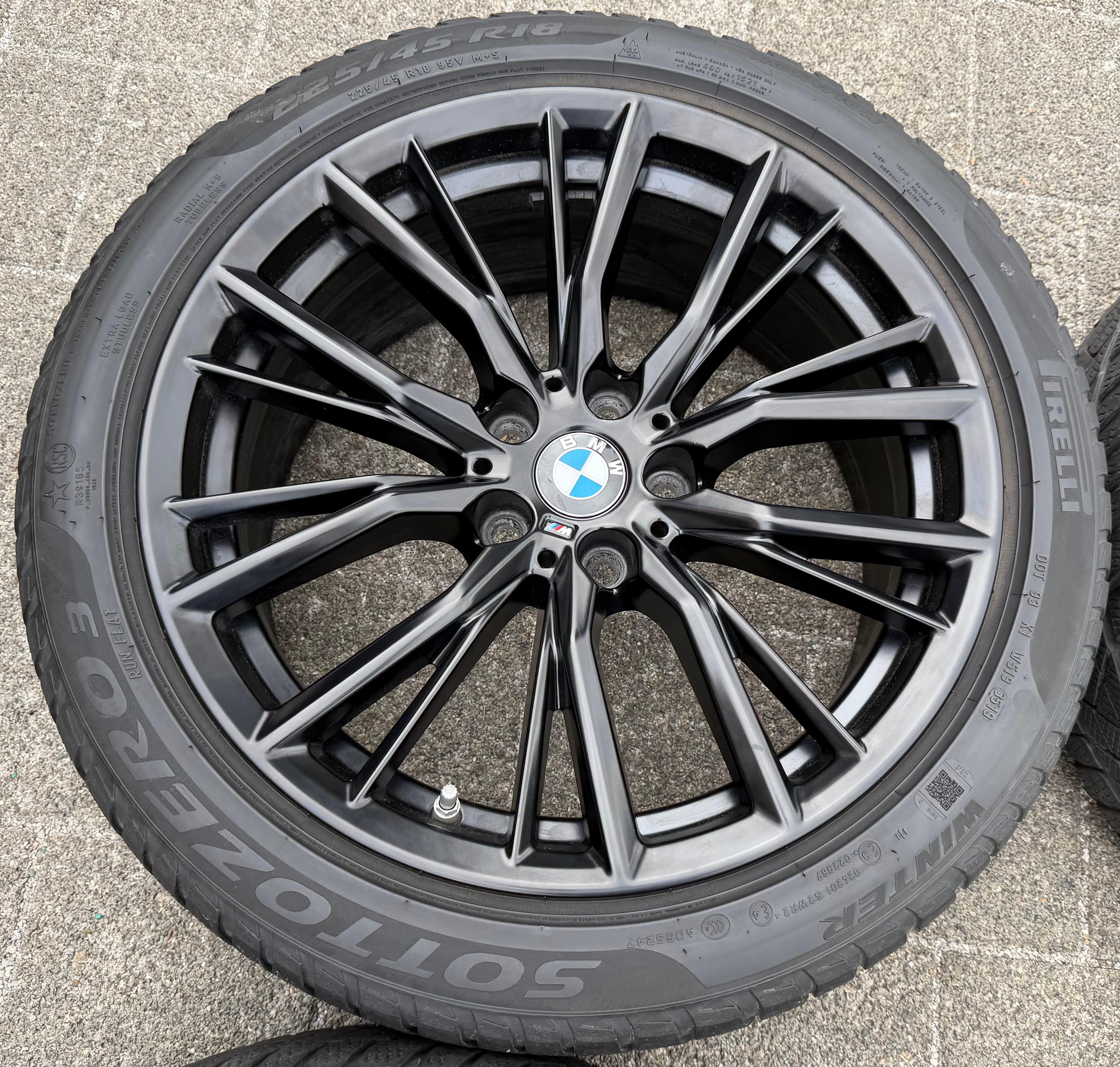 4 Original 18" Alu Winterräder BMW 3ER Reihe G20 G21 4ER G22 G23 2ER G42 M796 RDKS