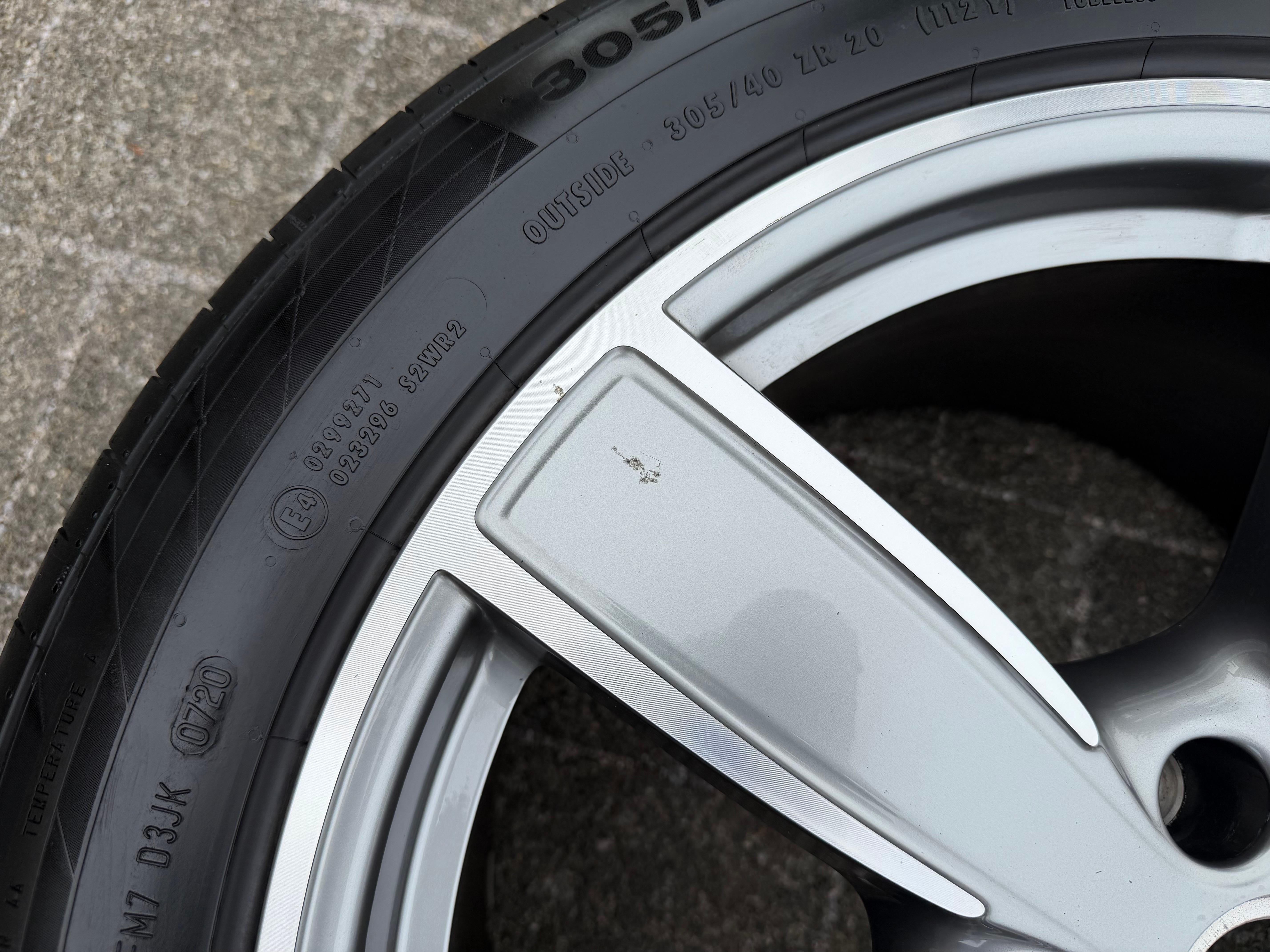 4 Original 20" Alu Sommerräder Porsche Cayenne 9YA 9Y0601025BP 9Y0601025BQ RDKS