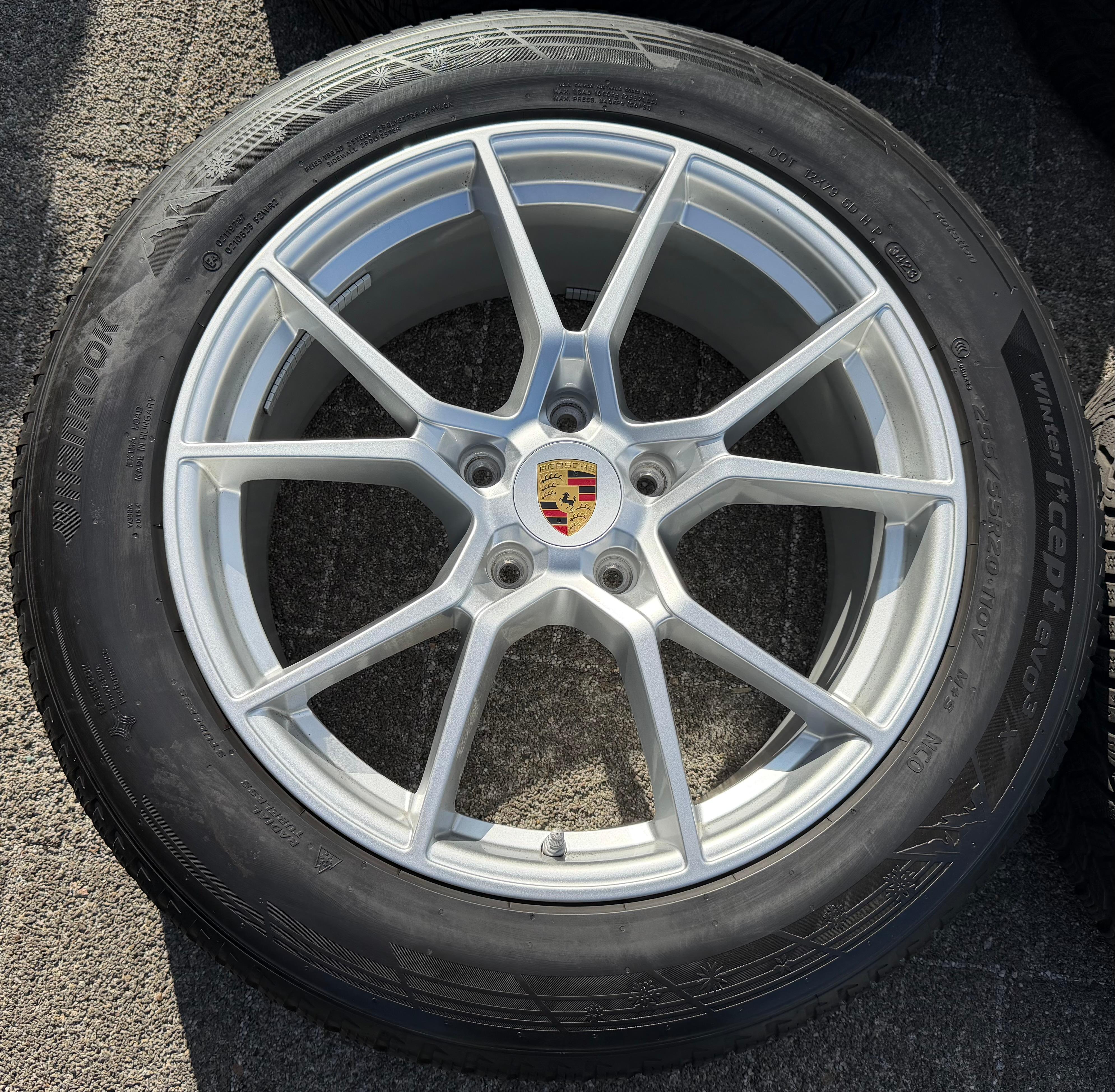 4 Original 20" Alu Winterräder Porsche Cayenne II E3 9YA 9Y0601025CB 9Y0601025CC