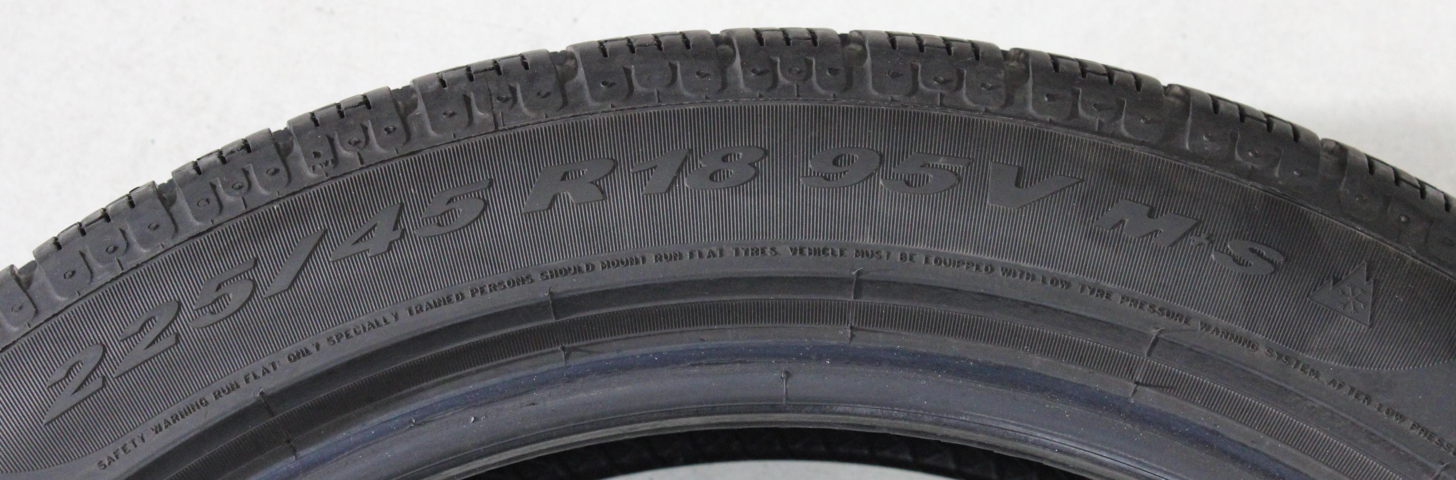 4 x 225/45R18 95V Winterreifen Pirelli Sottozero Winter 240 Serie 2 Runflat 5-5,5mm 2016 *