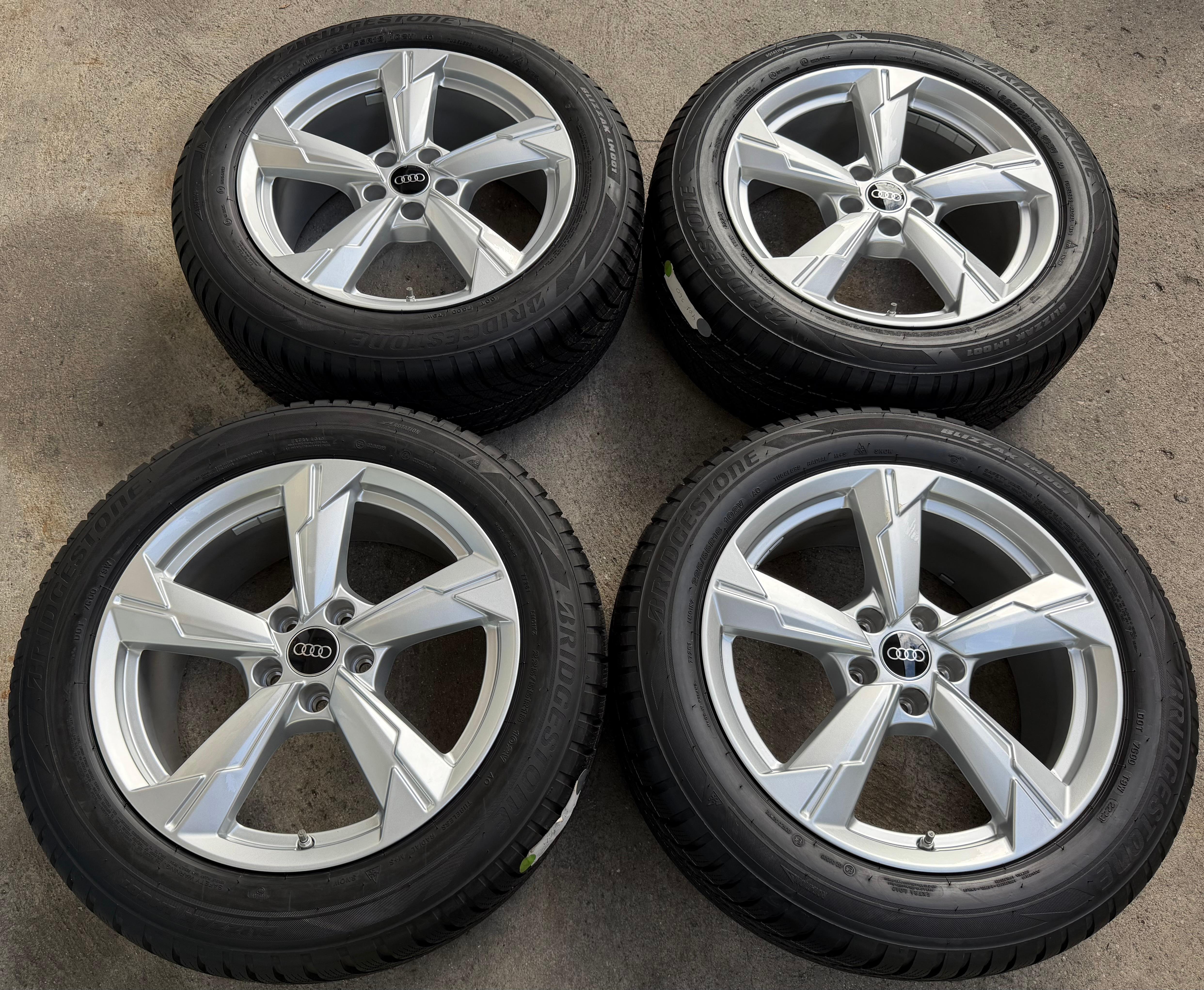4 Original 18" Alu Winterräder Audi A6 4K F2 C8 4K0601025D 225/55R18 102V RDKS  NEU