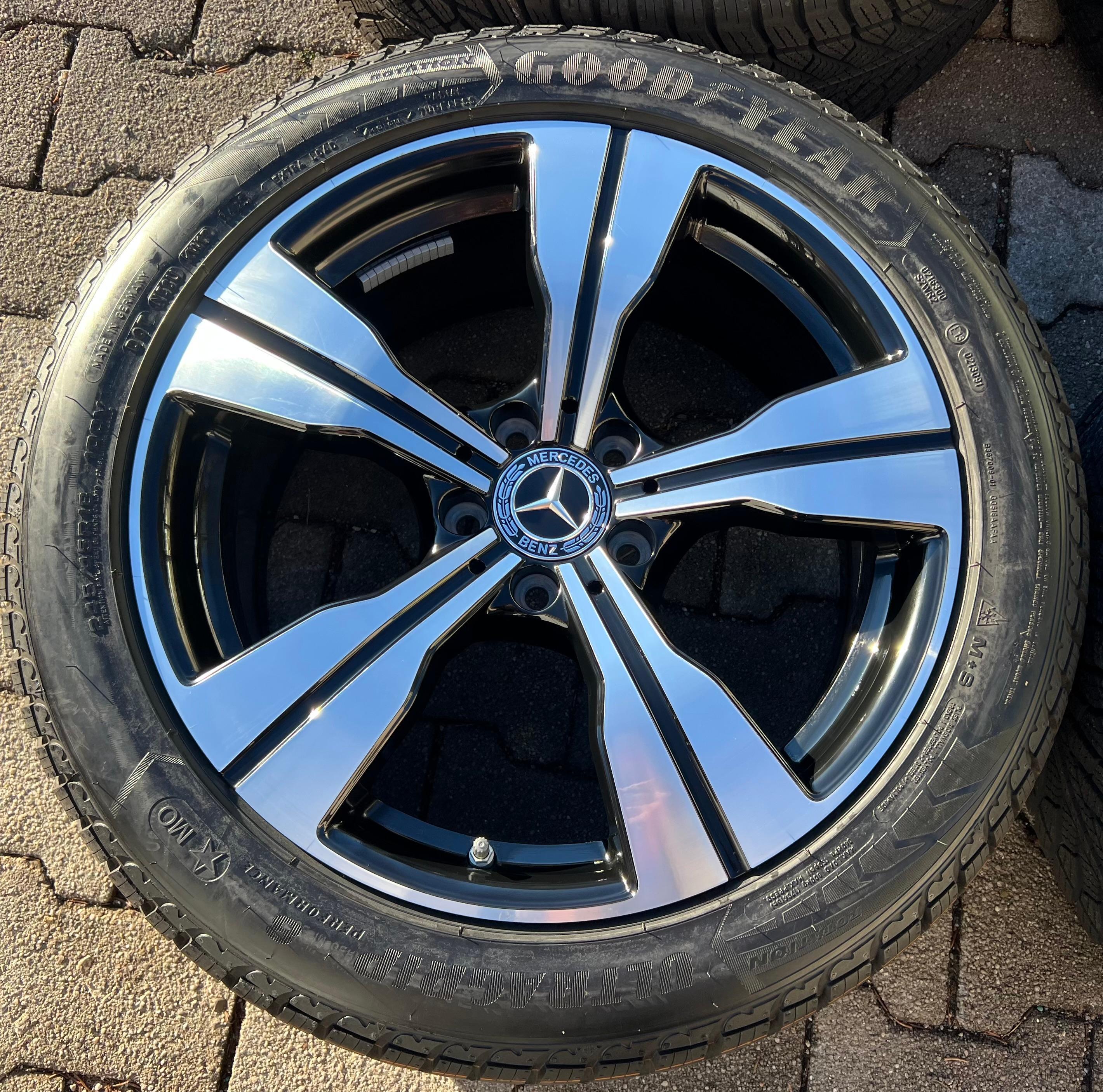 4 ORIGINAL 18" ALU WINTERRÄDER MERCEDES C-KLASSE ALL-TERRAIN X206 A2064014000