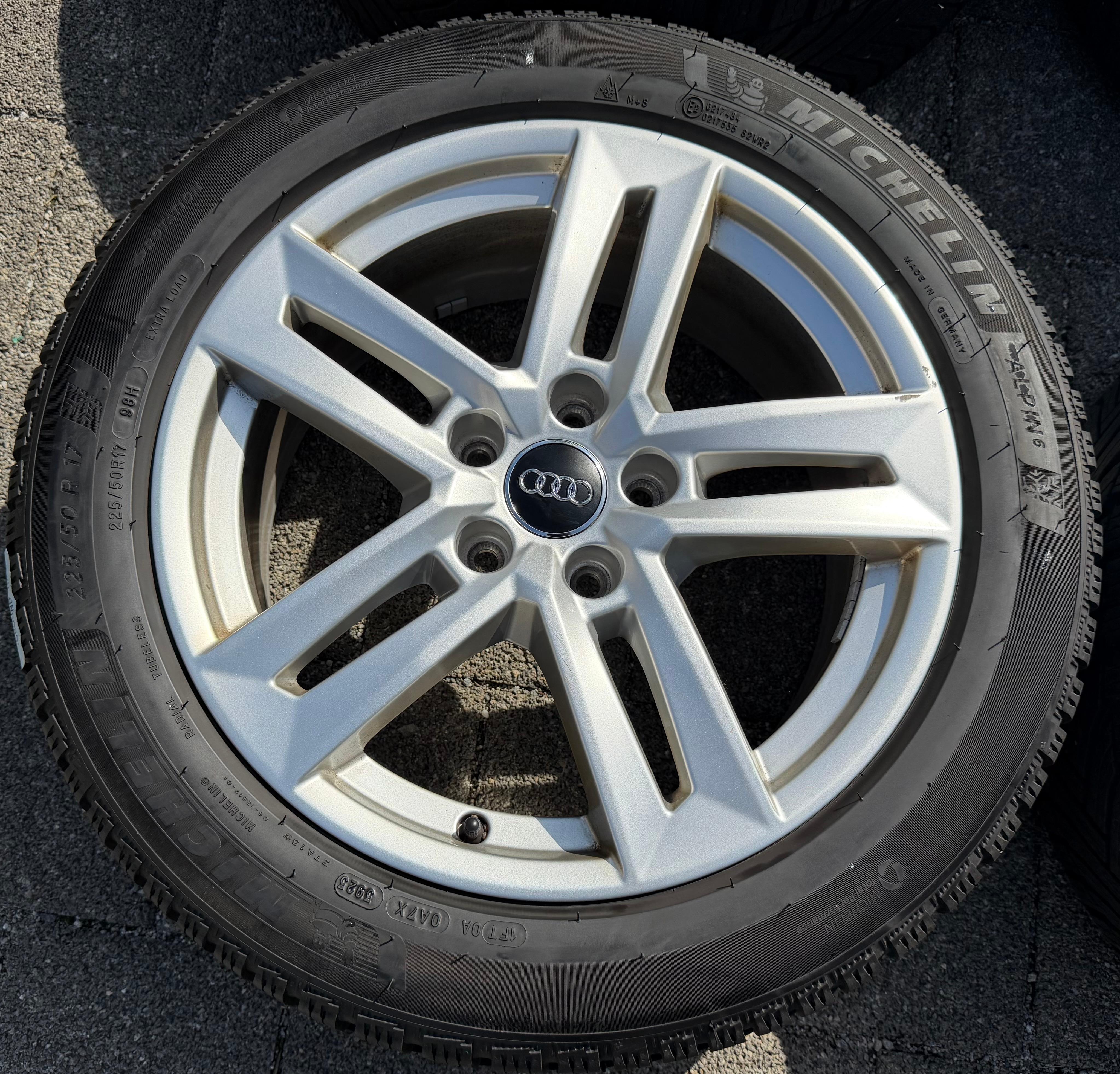 4 Original 17" Alu Winterräder Audi A4 B9 8W 8W0601025P 225/50R17 98H Michelin 2023