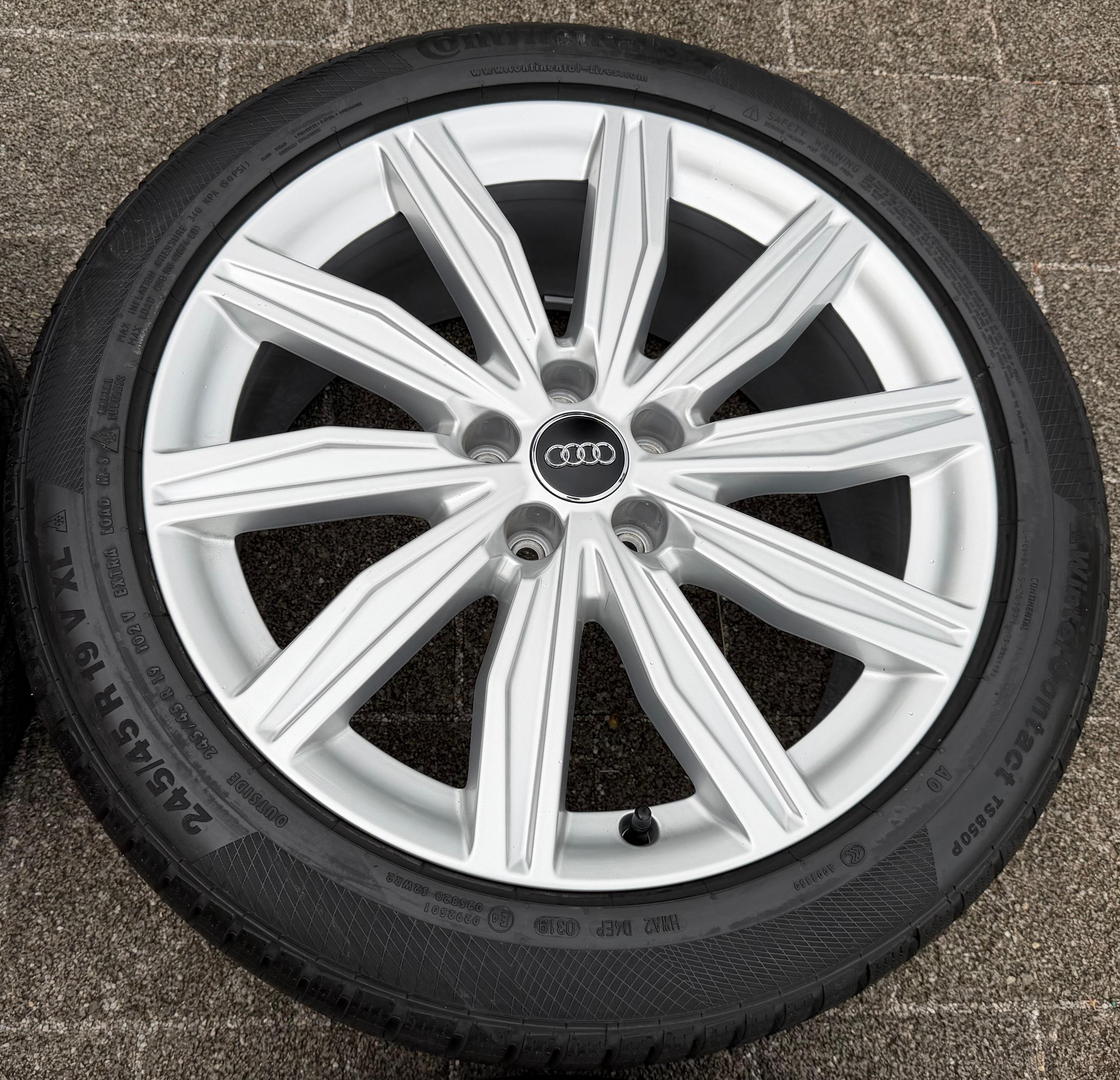 4 Original 19" Alu Winterräder Audi A6 S6 C8 4K 4K0601025M 245/45R19 102V RDKS