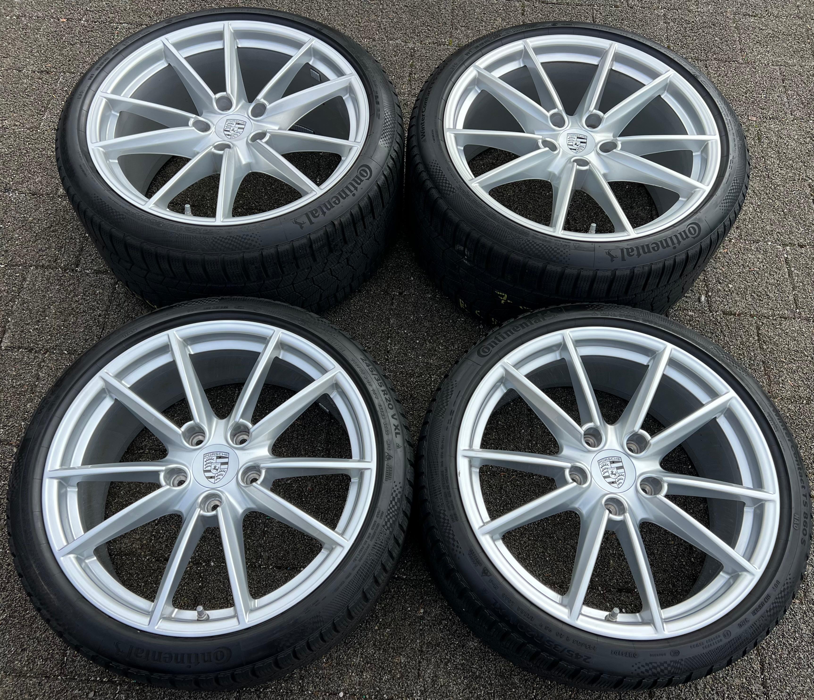 4 ORIGINELE 20" 21" ALUMINIUM WINTERWIELEN PORSCHE 911 992 992601025C 992601025D RDKS