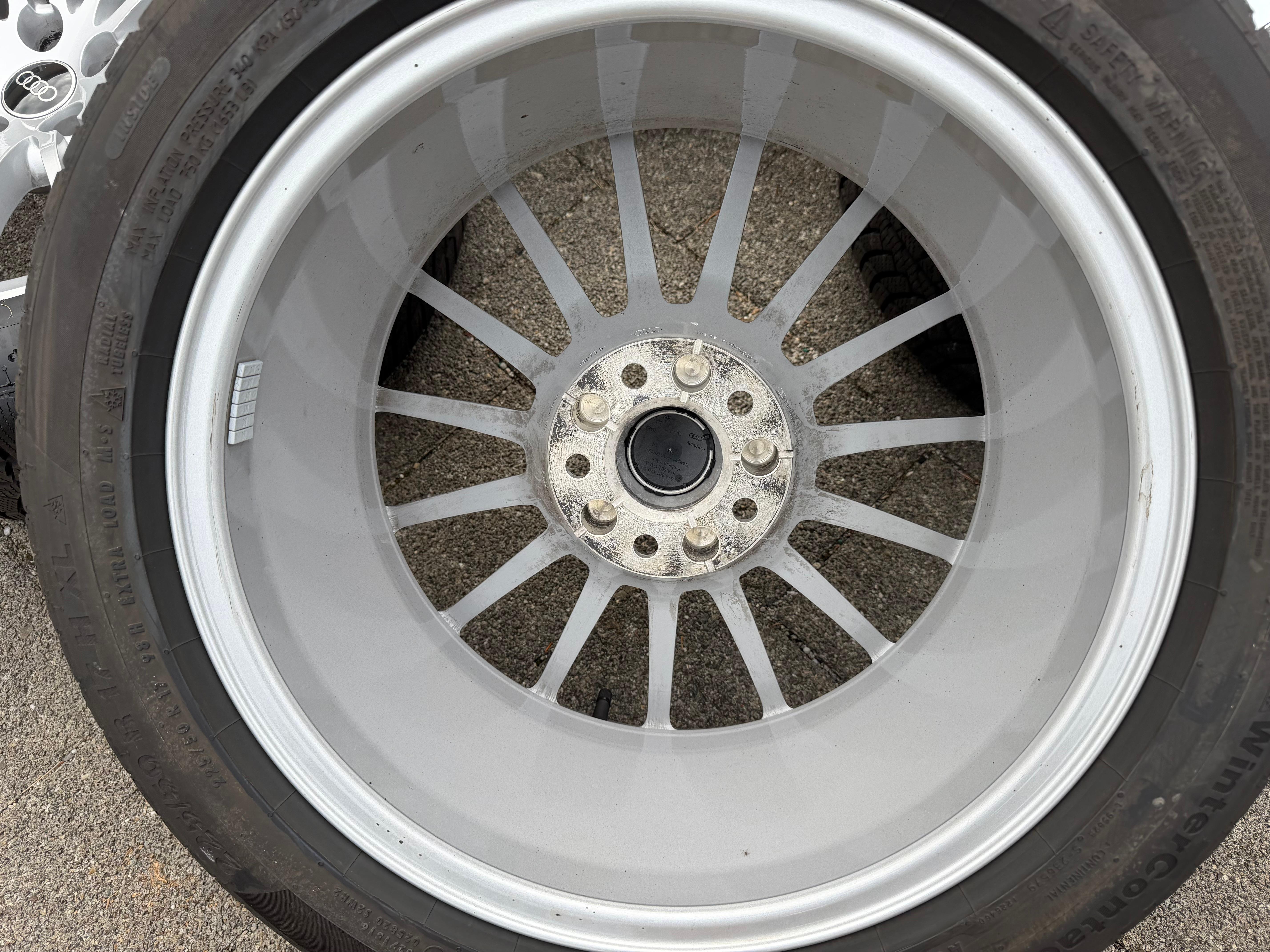 4 ORIGINAL 17" ALU WINTERRÄDER AUDI A5 F5 8W 225/50R17 98H 8W0601025AE CONTINENTAL