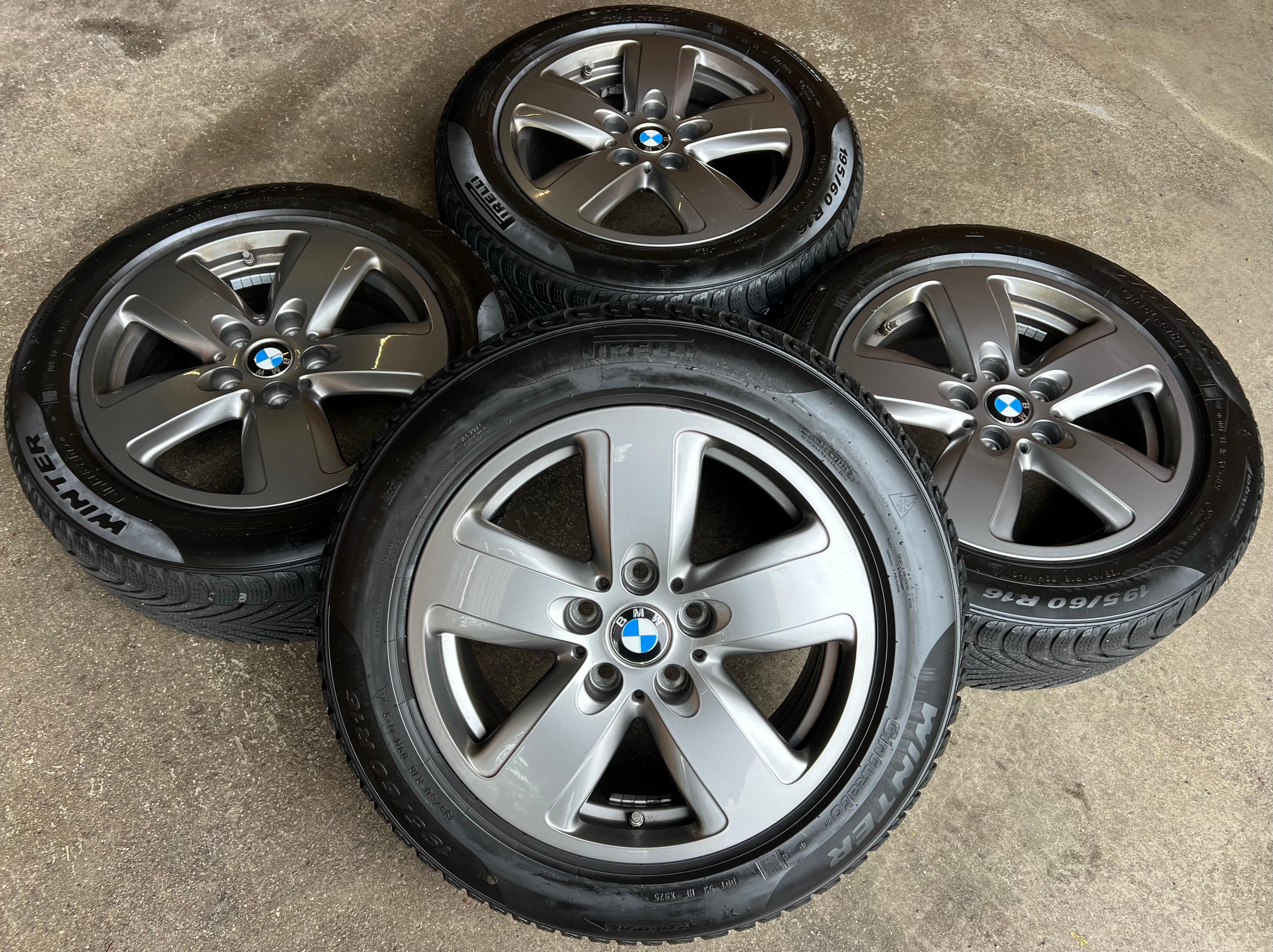 4 ORIGINAL 16" ALU WINTERRÄDER BMW 1ER REIHE F40 2ER F44 STYLING 517