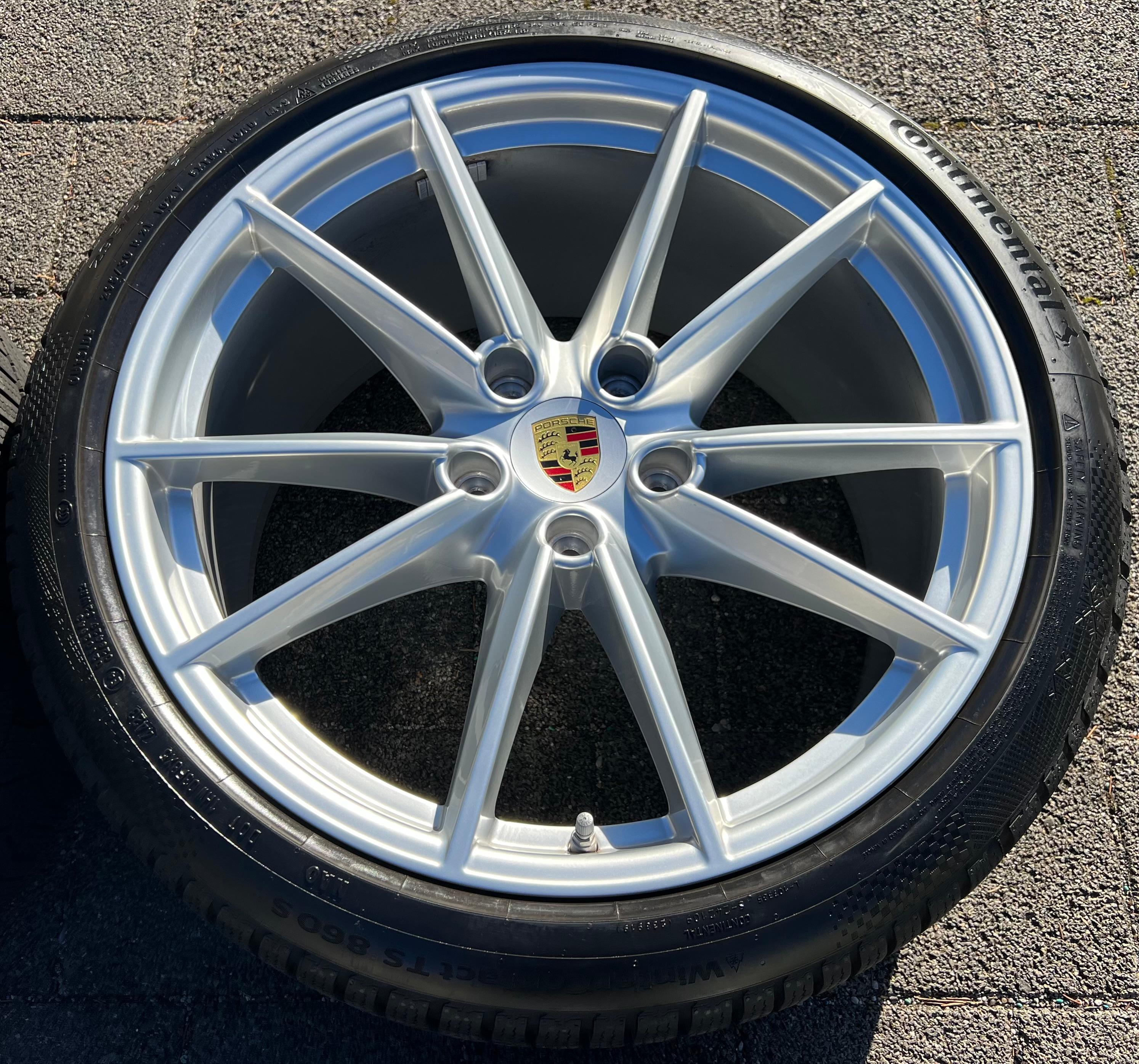 4 ORIGINAL 20" 21" ALU WINTERRÄDER PORSCHE 911 992 992601025C 992601025D 2023 RDKS
