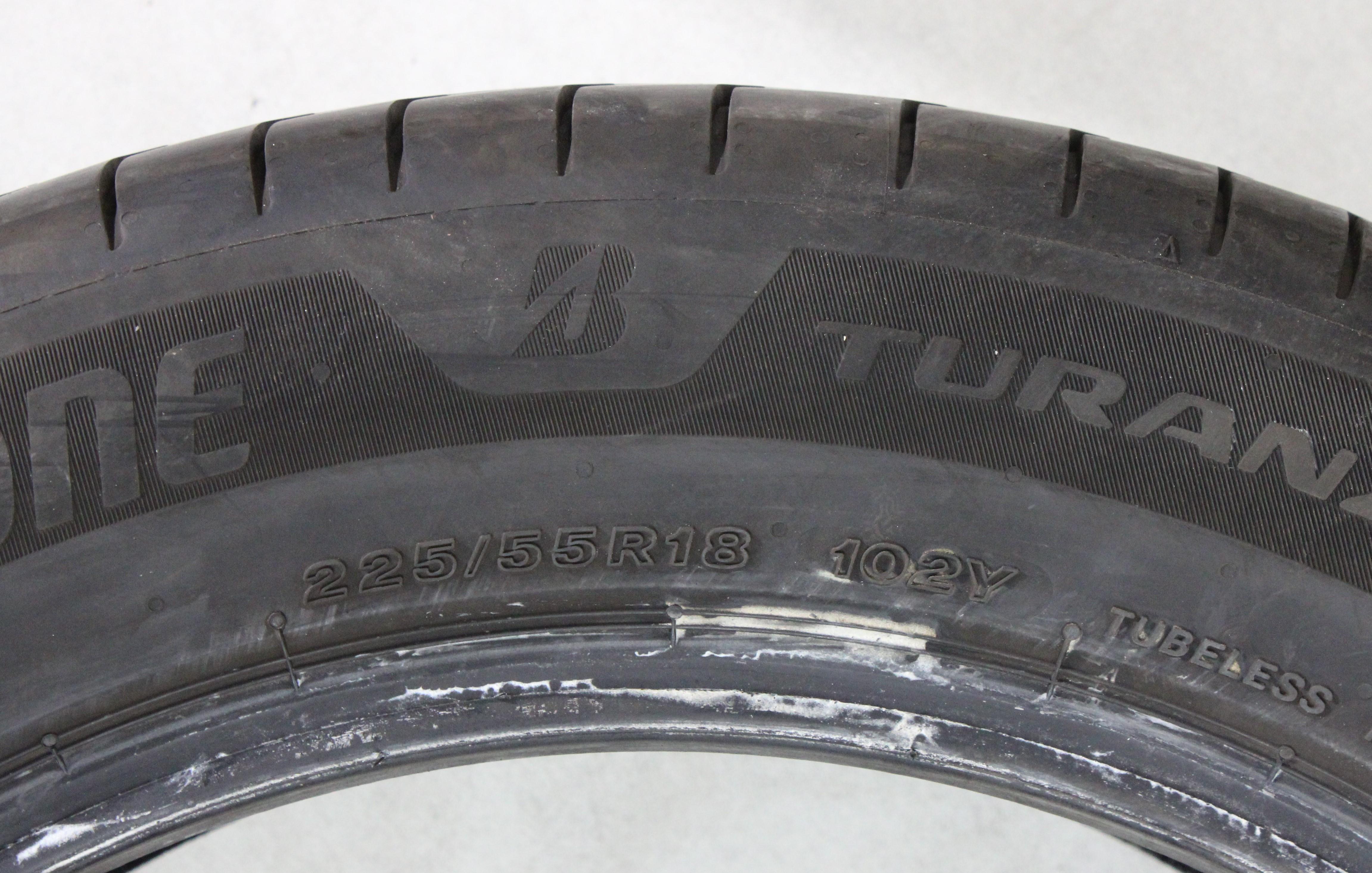 1 x 225/55R18 102Y Sommerreifen Bridgestone Turanza 6 MO* Enliten 5,5-6mm 2024
