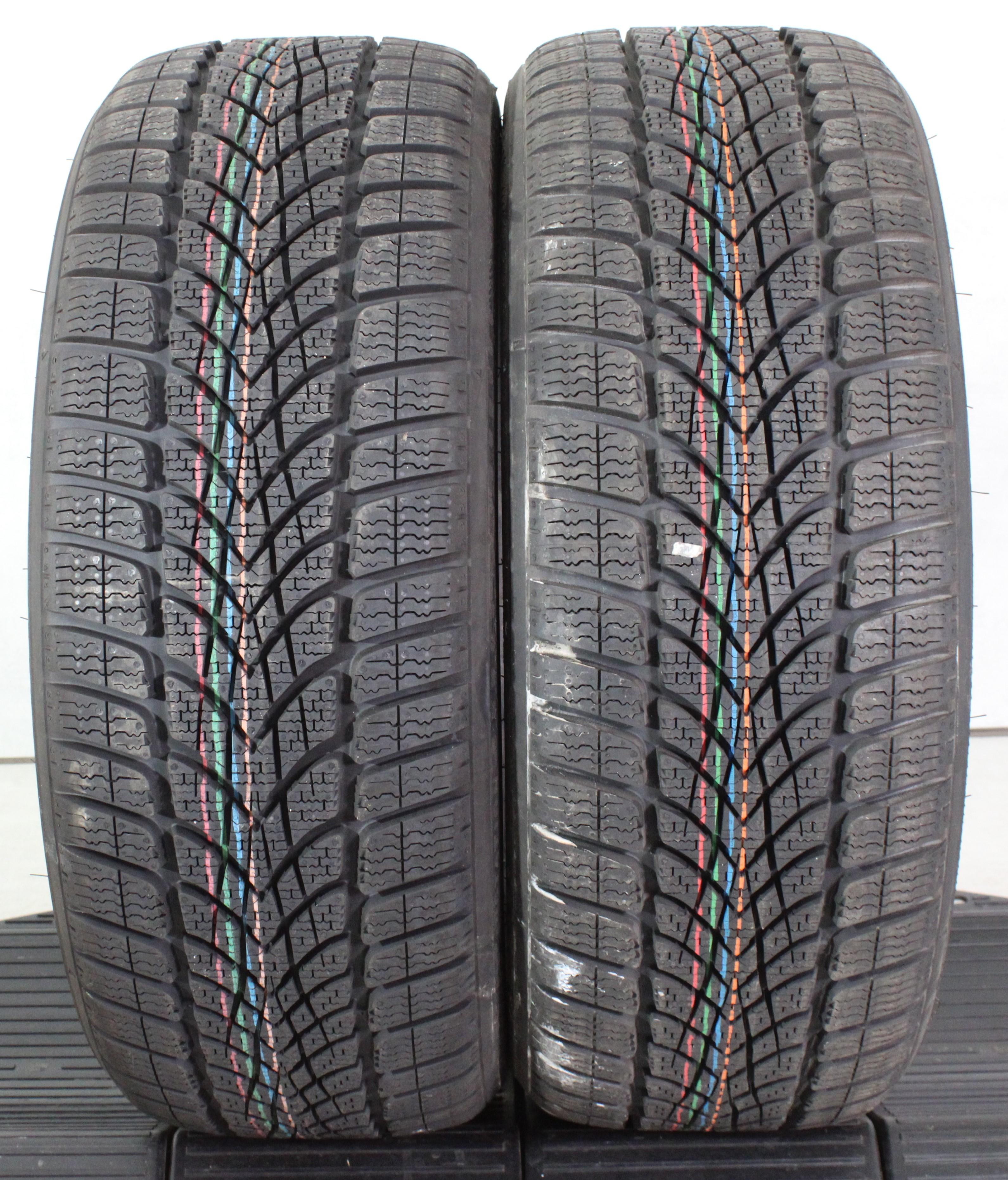 2 x 205/45R17 88V Winterreifen Dunlop SP Winter Sport 4D DSST Runflat Volles Profil 2021 *