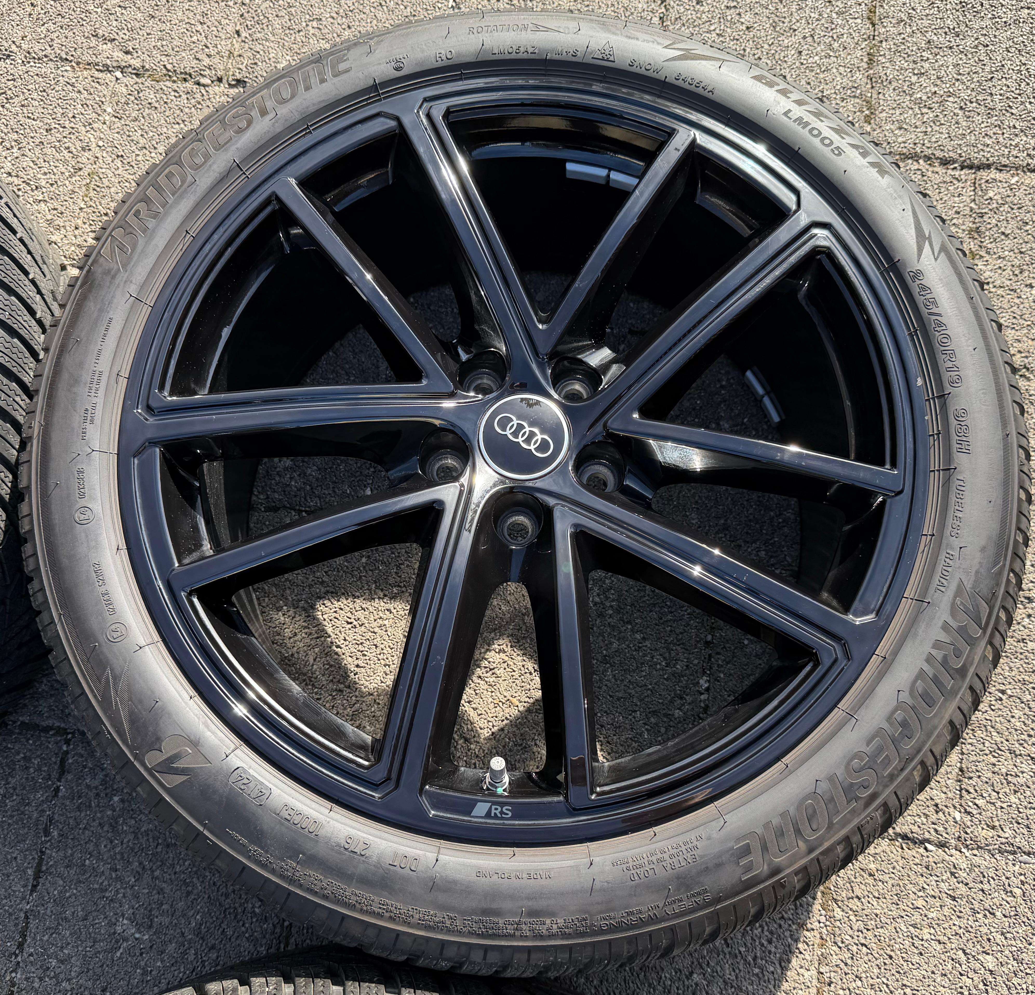 4 ORIGINAL 19" ALU WINTERRÄDER AUDI A5 S5 F2 B10 8B3601025BA 245/40R19 98H 2024