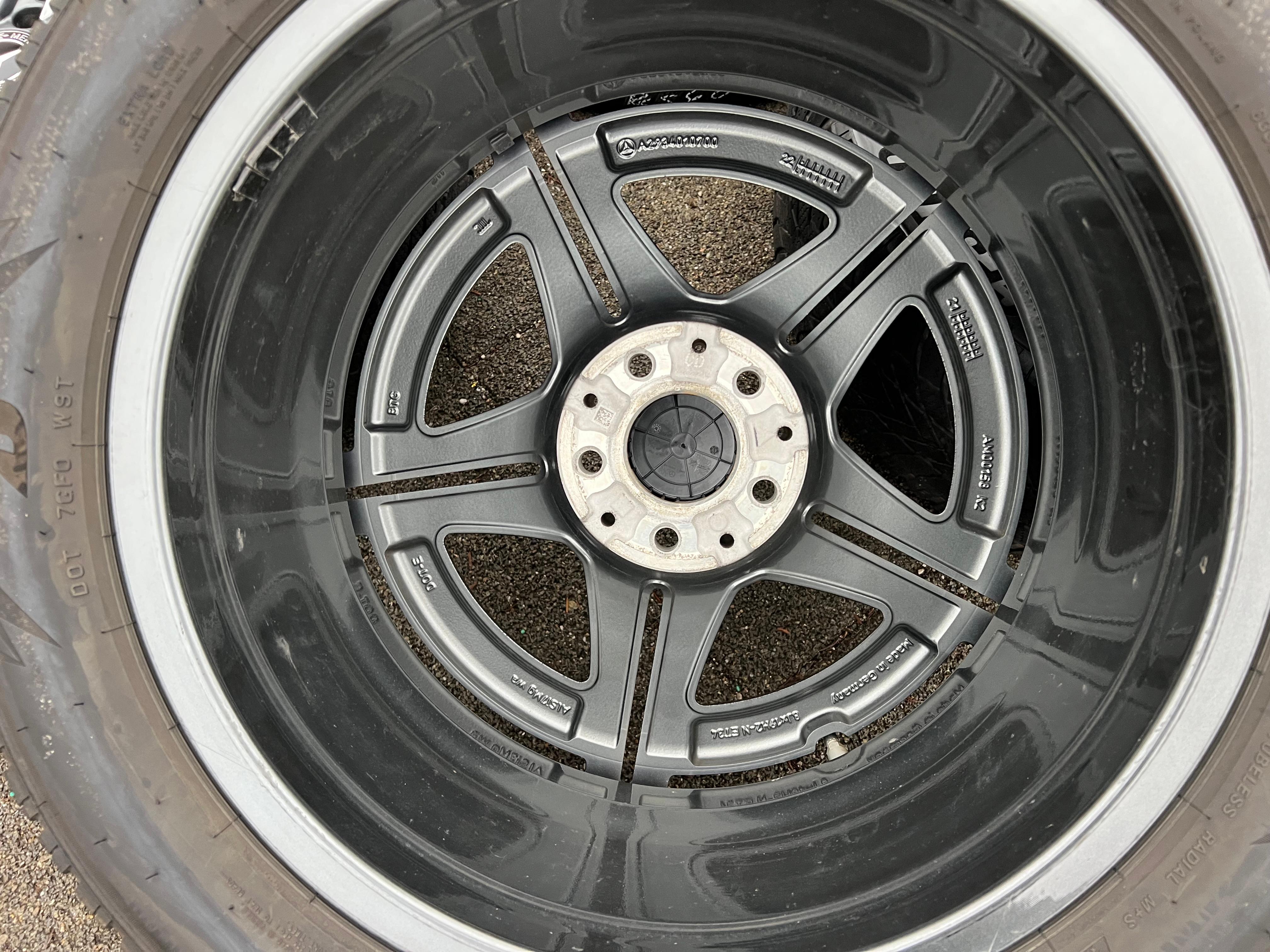 4 LLANTAS DE ALEACIÓN ORIGINALES DE 19" MERCEDES BENZ EQC 293 A2934010700 RDKS 8x19 ET34