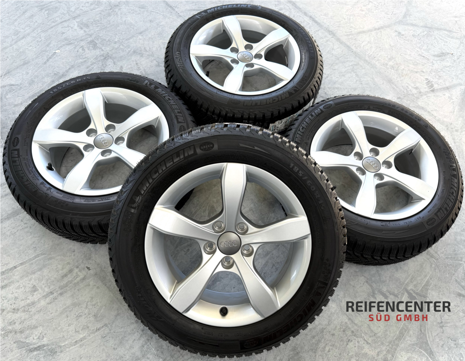 4 Original Alu Winterräder Audi A1 8X 8X0071495 185/60R15 88H Michelin