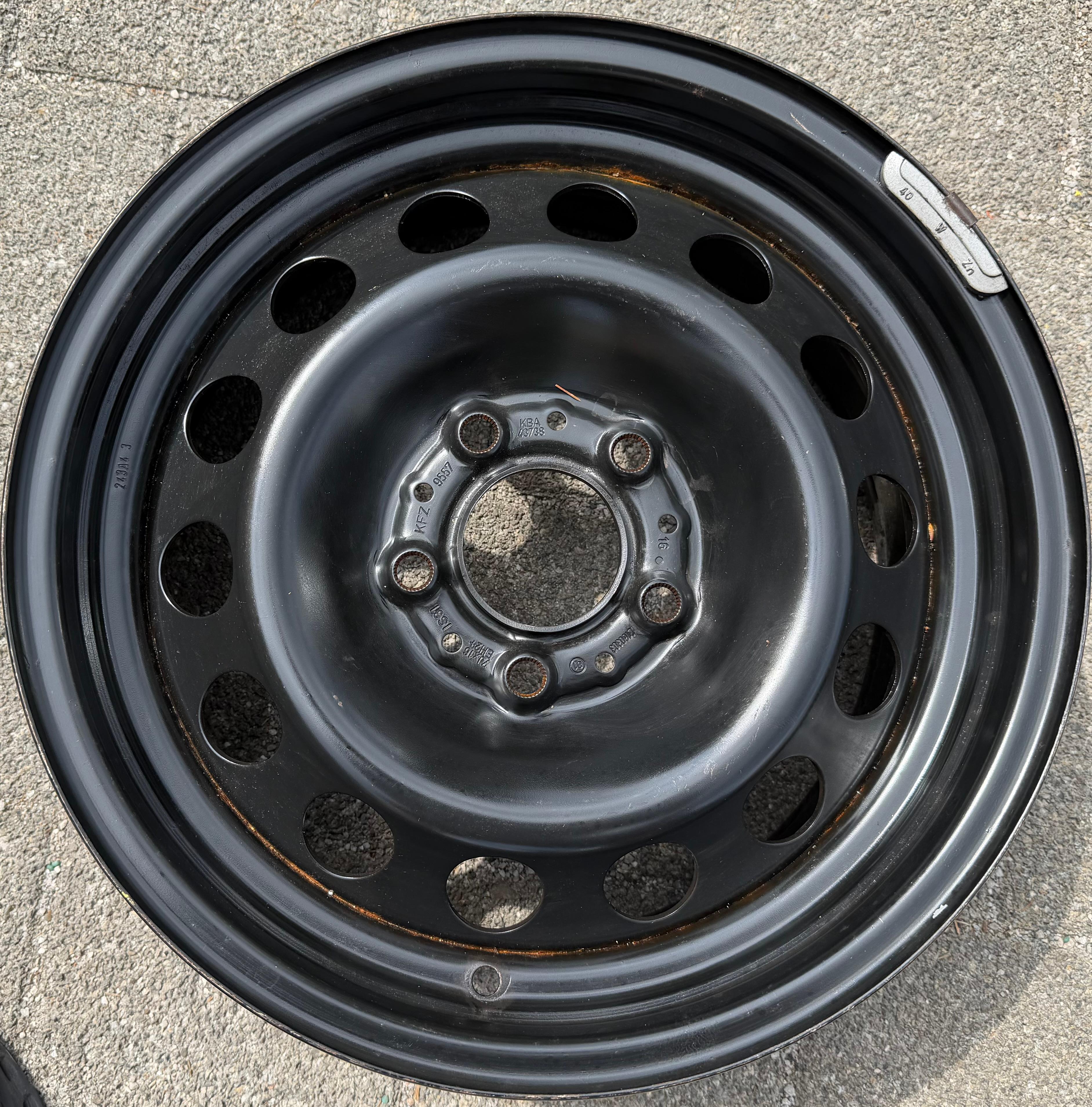 1X FELGE 16" STAHLFELGE BMW 3ER REIHE E90 E91 E92 E93 390L 7x16 ET31