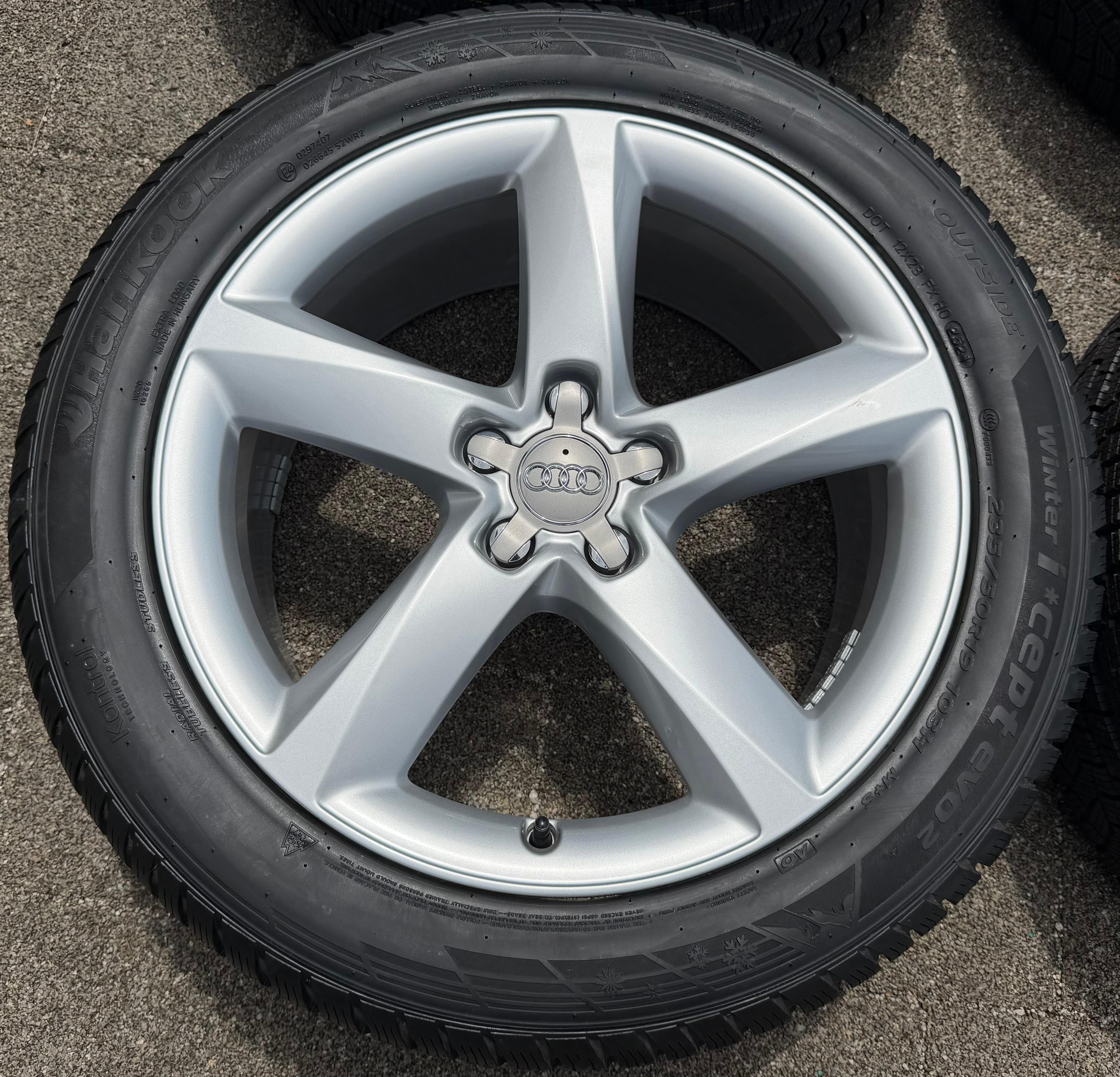 4 Original 19" Alu Winterräder Audi A8 4H 235/50R19 103H 4H0601025C Hankook