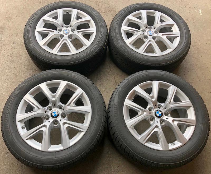 4 ORIGINELE 17" ALUMINIUM WIELEN BMW X1 F48 / X2 F39 TPMS 6856076 6,5x17 ET39