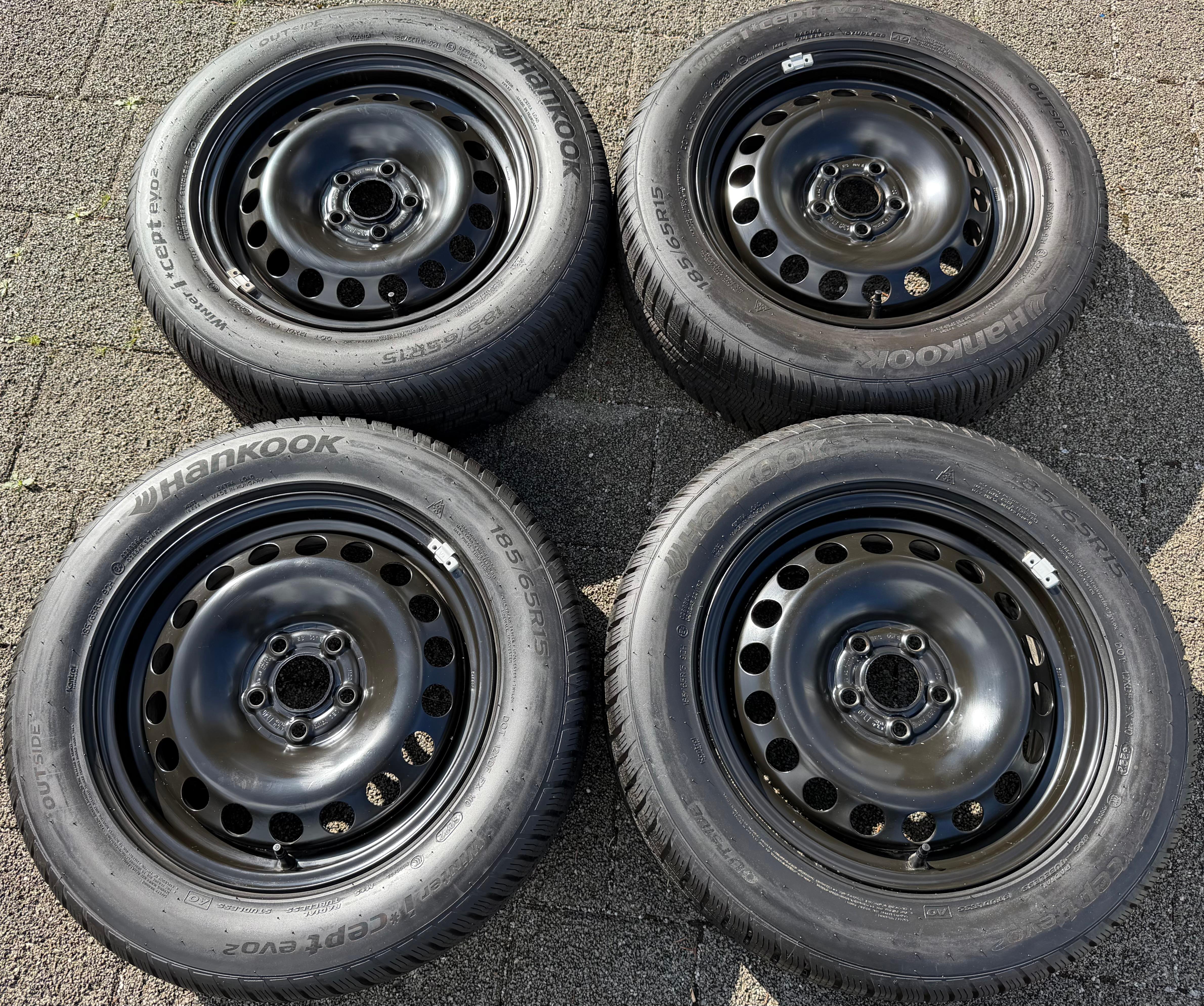 4 WINTERRÄDER AUDI A1 CITY CARVER GB SEAT IBIZA ARONA KJ VW POLO AW 2G 185/65R15 92T