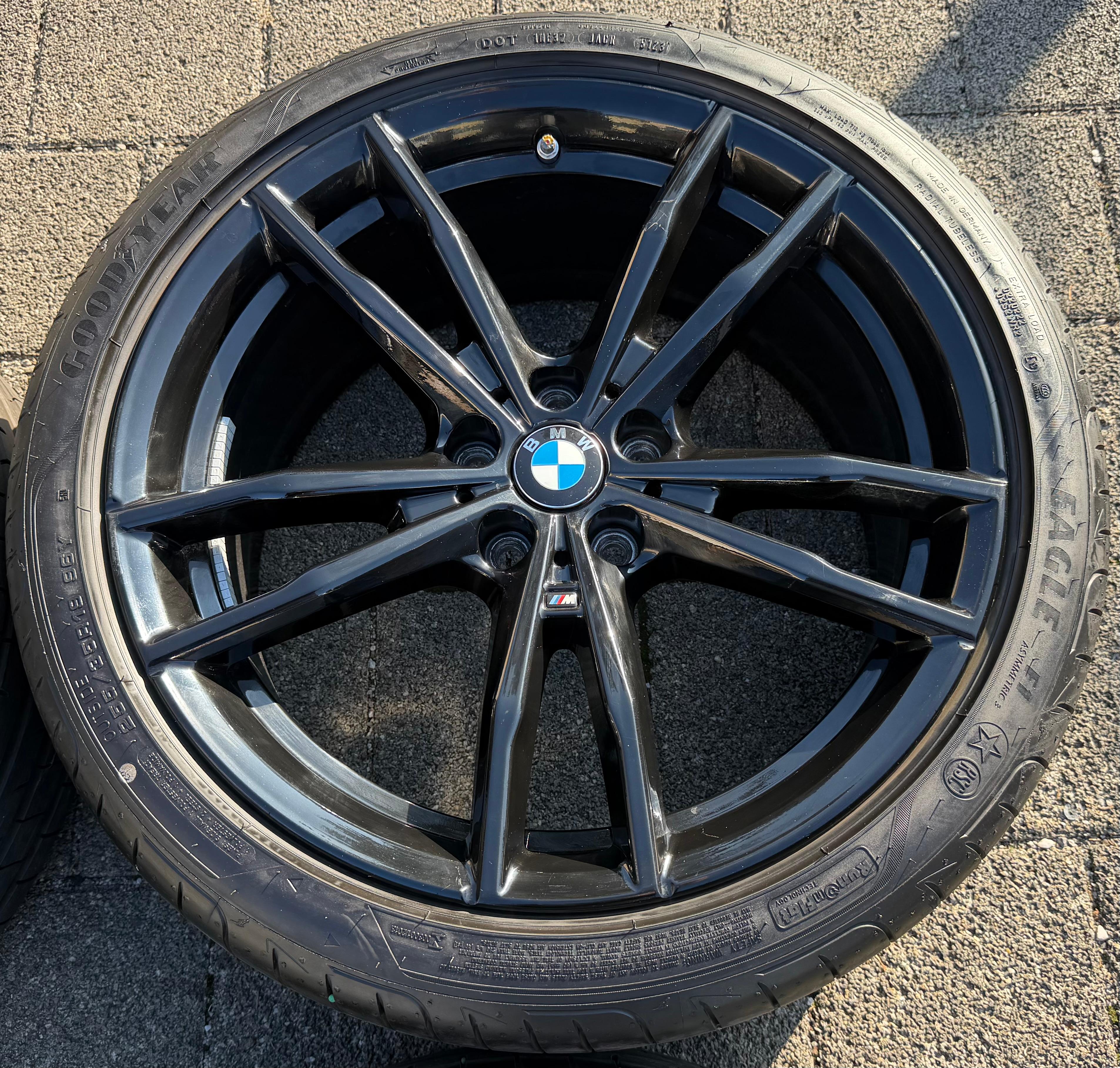 4 roues été complètes en alliage d’origine 19" BMW Série 3 G20 G21 Série 4 G22 G23 M791 avec RDKS