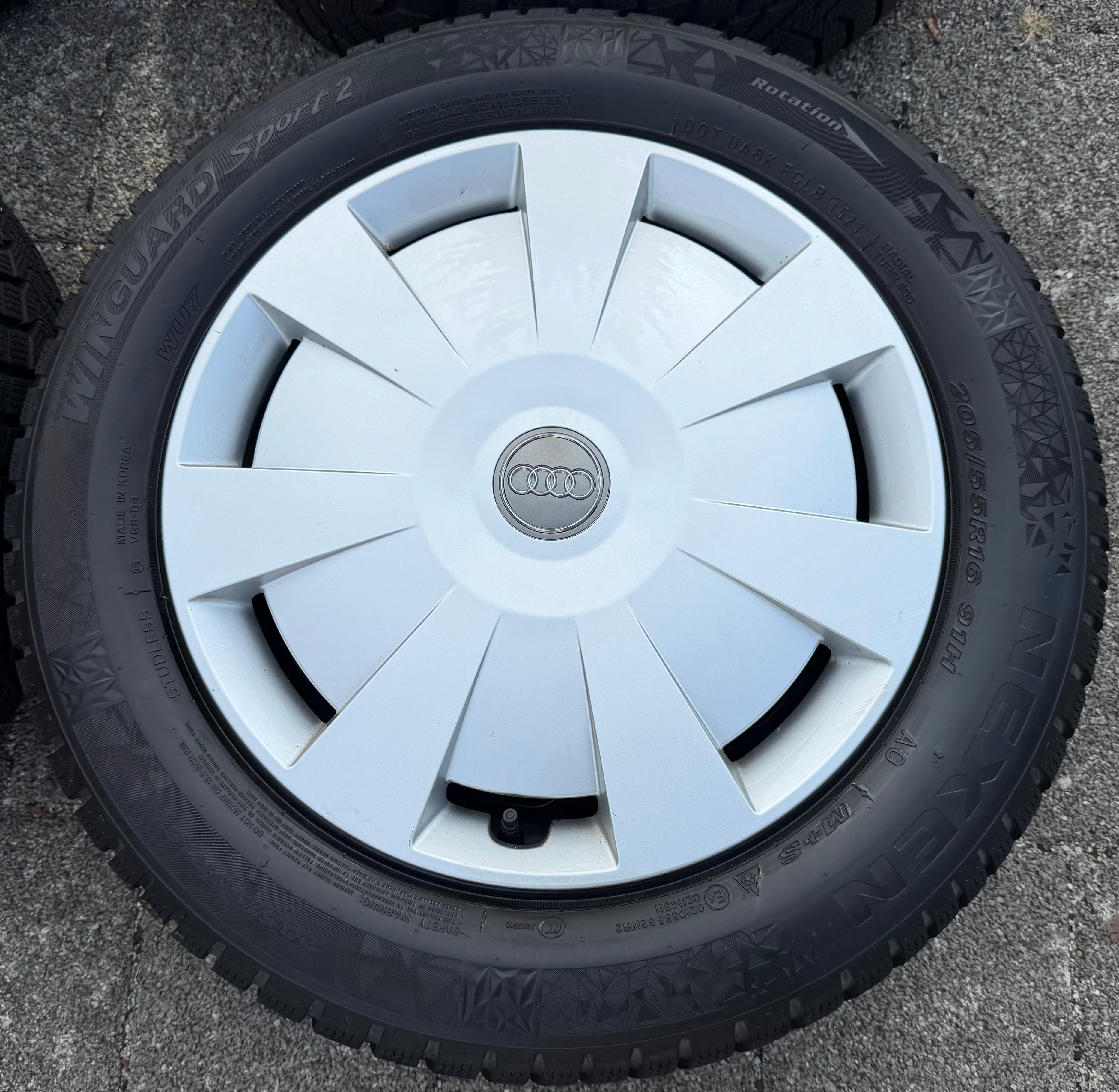 4 Winterräder Audi A3 8V Sportback Cabrio  205/55R16 91H Nexen 8V0601027A 2023