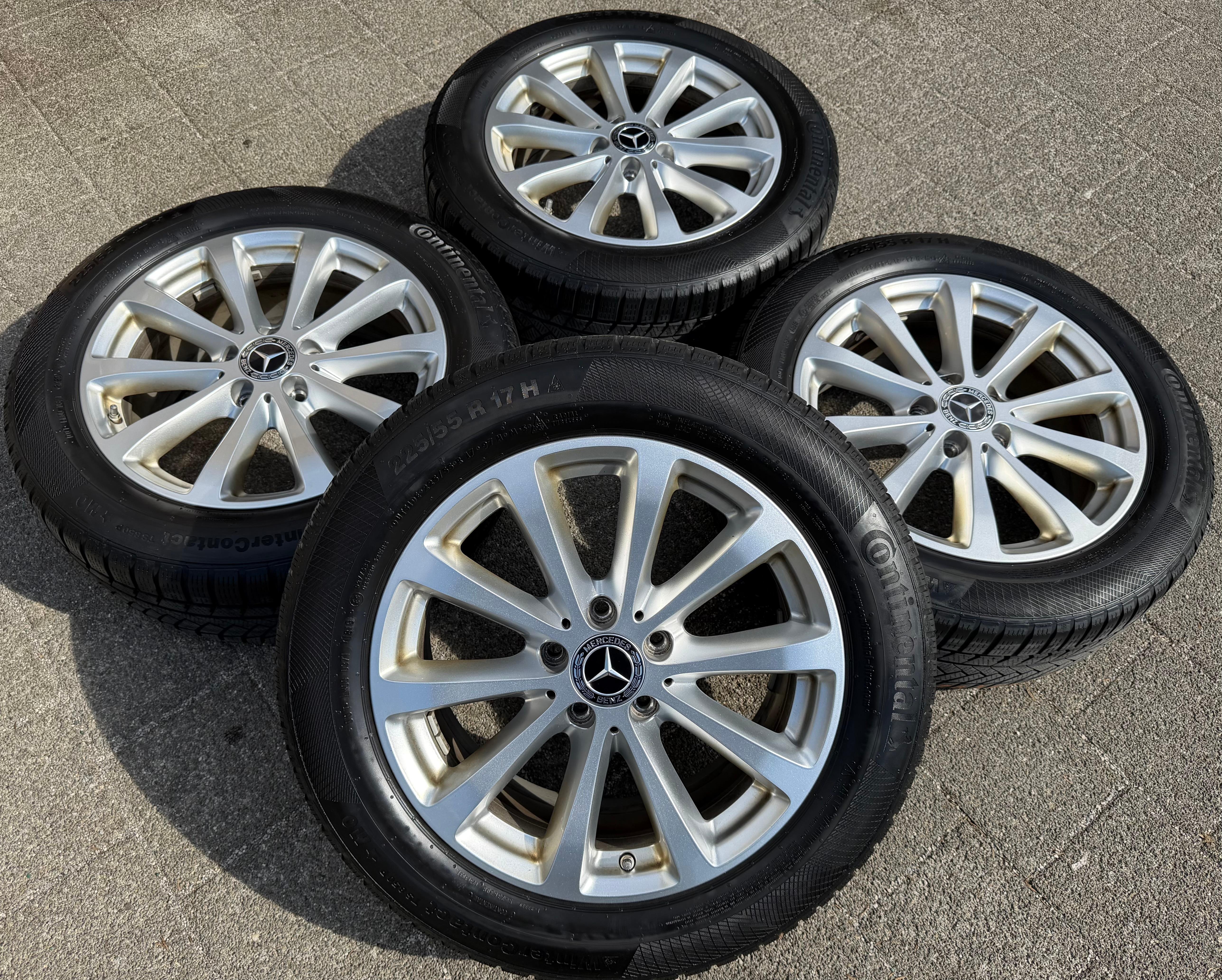 4 ORIGINAL 17" ALUFELGEN MERCEDES E-KLASSE W213 A2134011300 RDKS