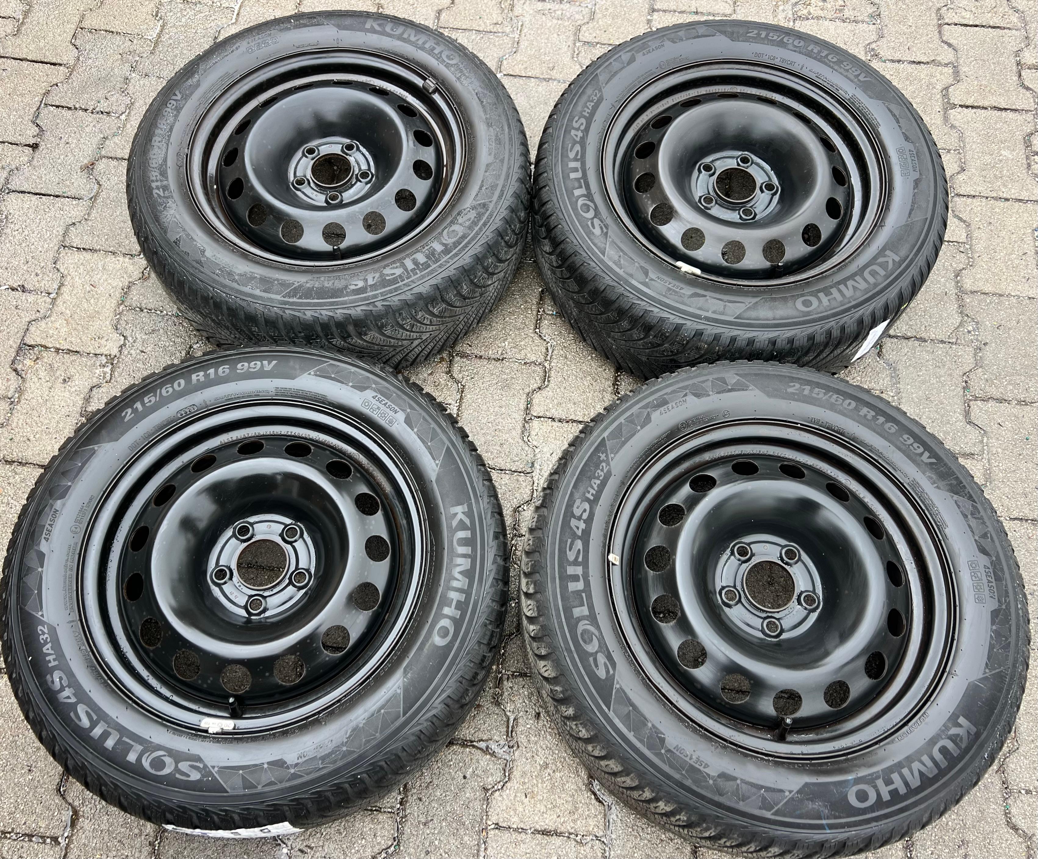 4 FELGEN 16" STAHLFELGE JEEP RENEGADE FIAT 500X 6,5x16 ET40