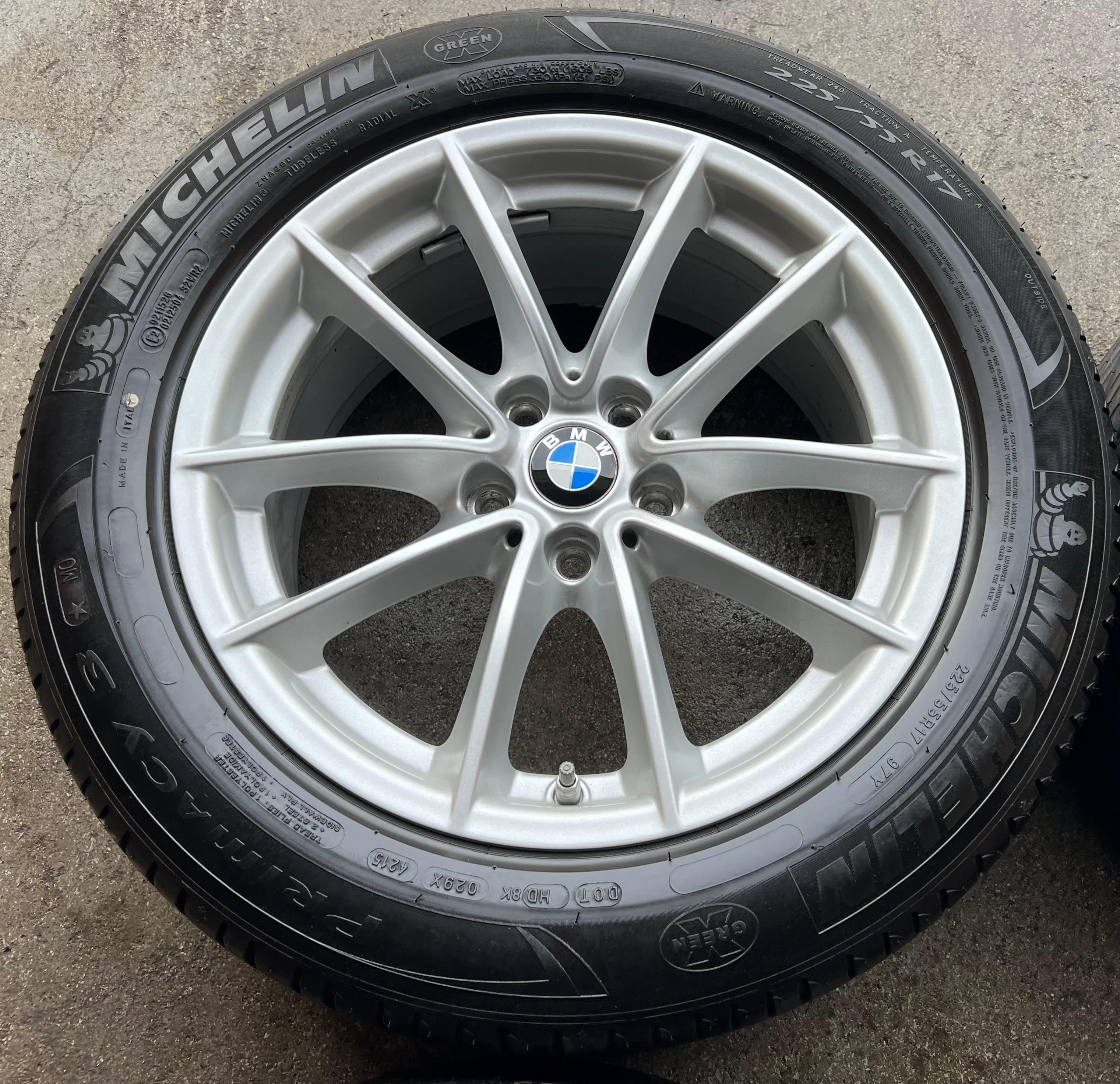4 ORIGINAL ALU SOMMERRÄDER BMW 5ER REIHE G30 G31 STYLING 618 225/55R17 97Y