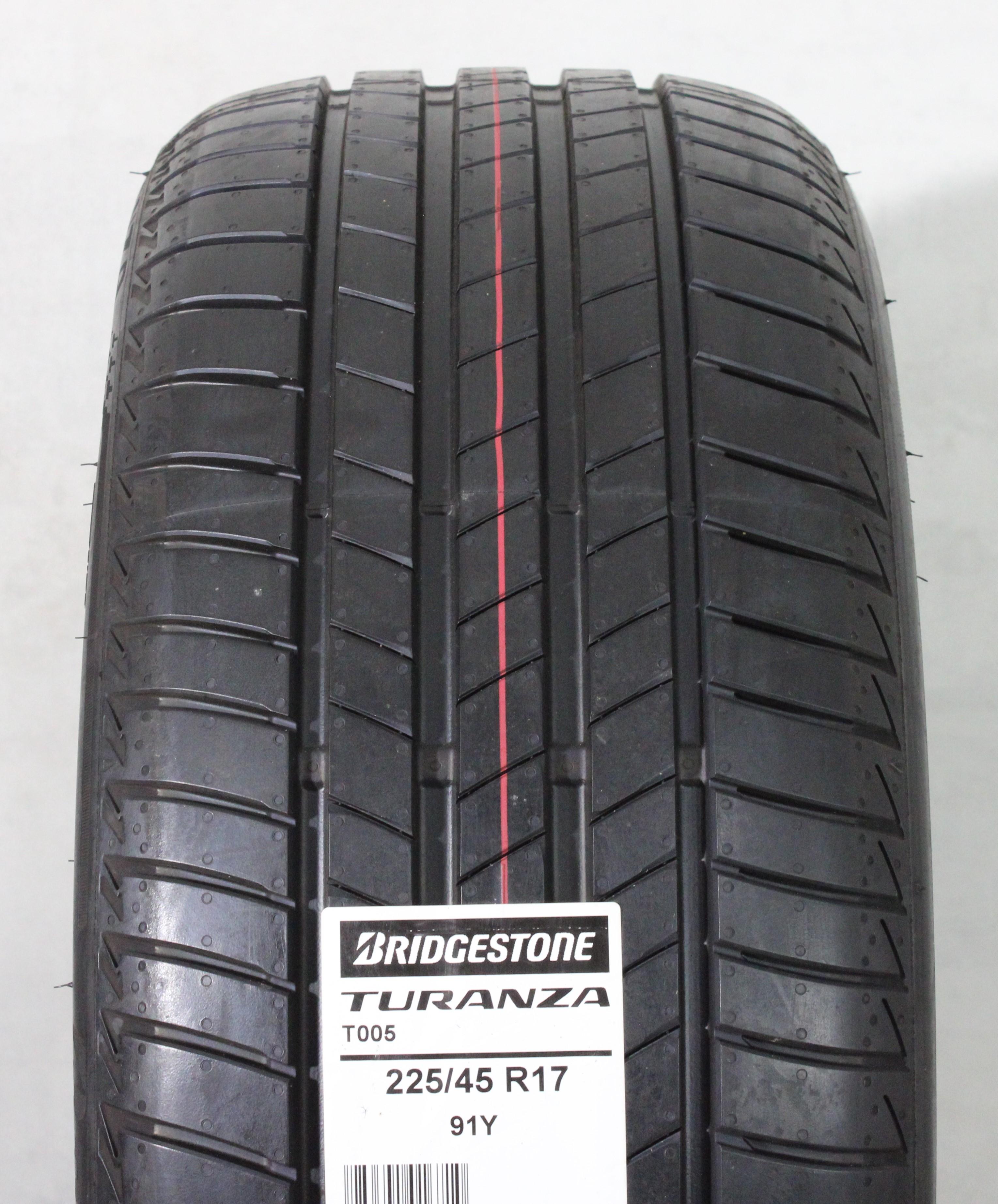 1 x 225/45R17 91Y Neumático de verano Bridgestone Turanza T005 NUEVO 2022