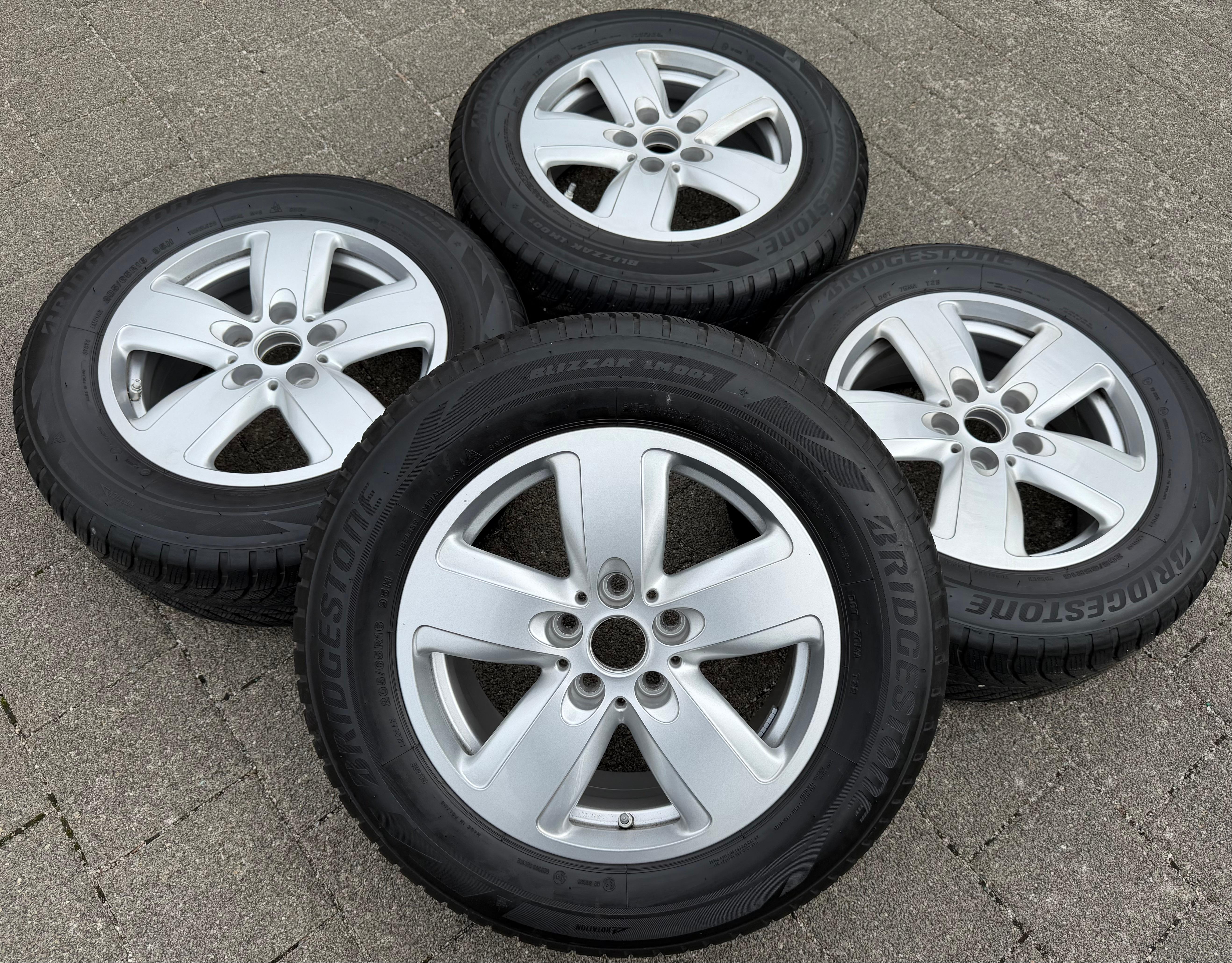 4 ORIGINAL ALU WINTERRÄDER MINI COUNTRYMAN F60 FMX 205/65R16 95H 6856029 RDKS