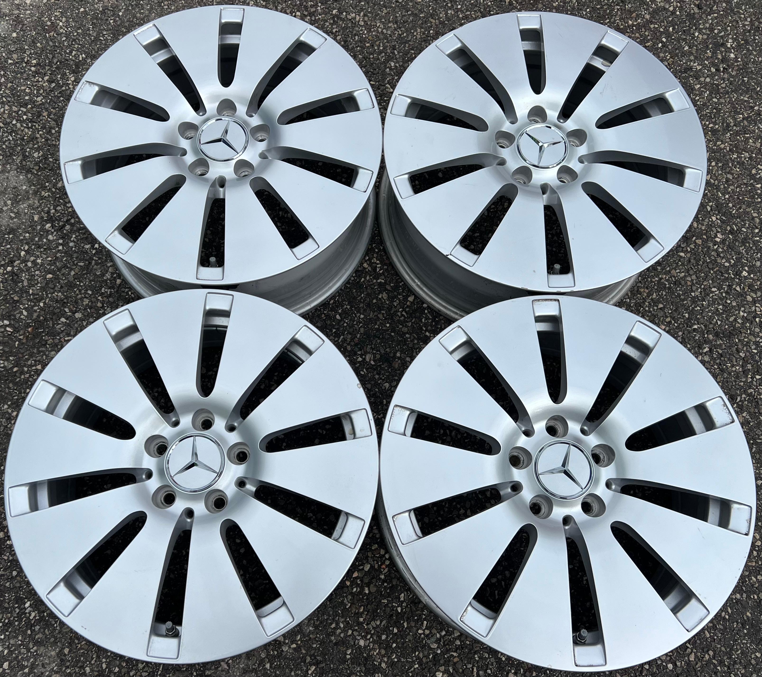 4 ORIGINELE 17" LICHTMETALEN VELGEN MERCEDES C-KLASSE W205 A2054012100 RDKS GRATIS BEZORGING