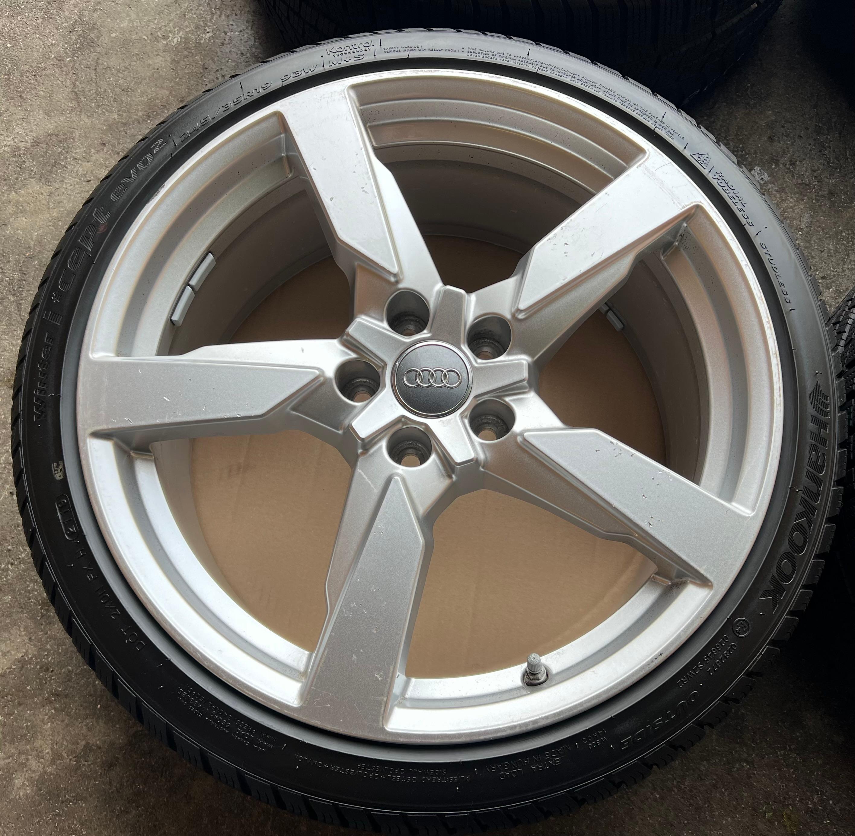 4 RUEDAS DE INVIERNO DE ALEACIÓN ORIGINALES DE 19" PARA AUDI TT TTS 8S 8S0601025AA 245/35R19 93W ENVÍO GRATUITO