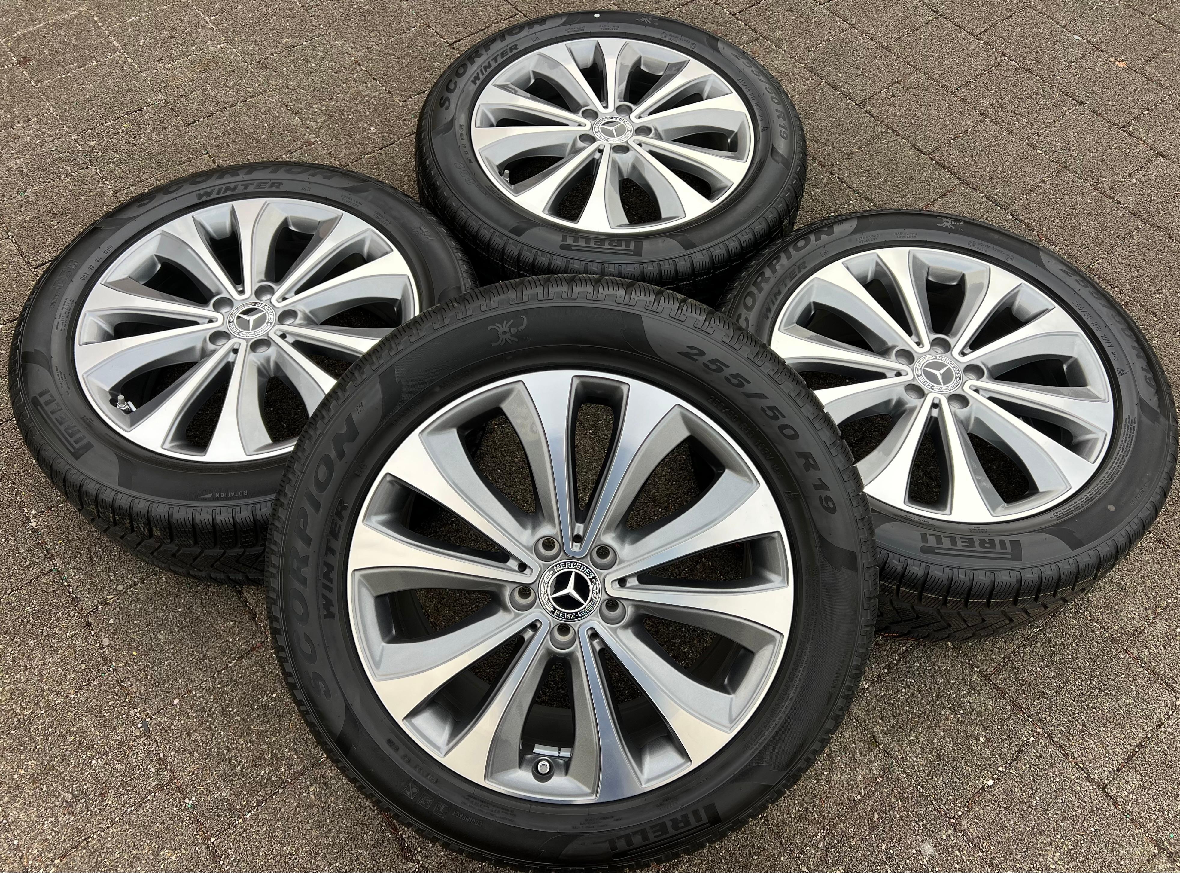4 ORIGINAL 19" ALU WINTERRÄDER MERCEDES GLE V167 W167 A1674010100 RDKS