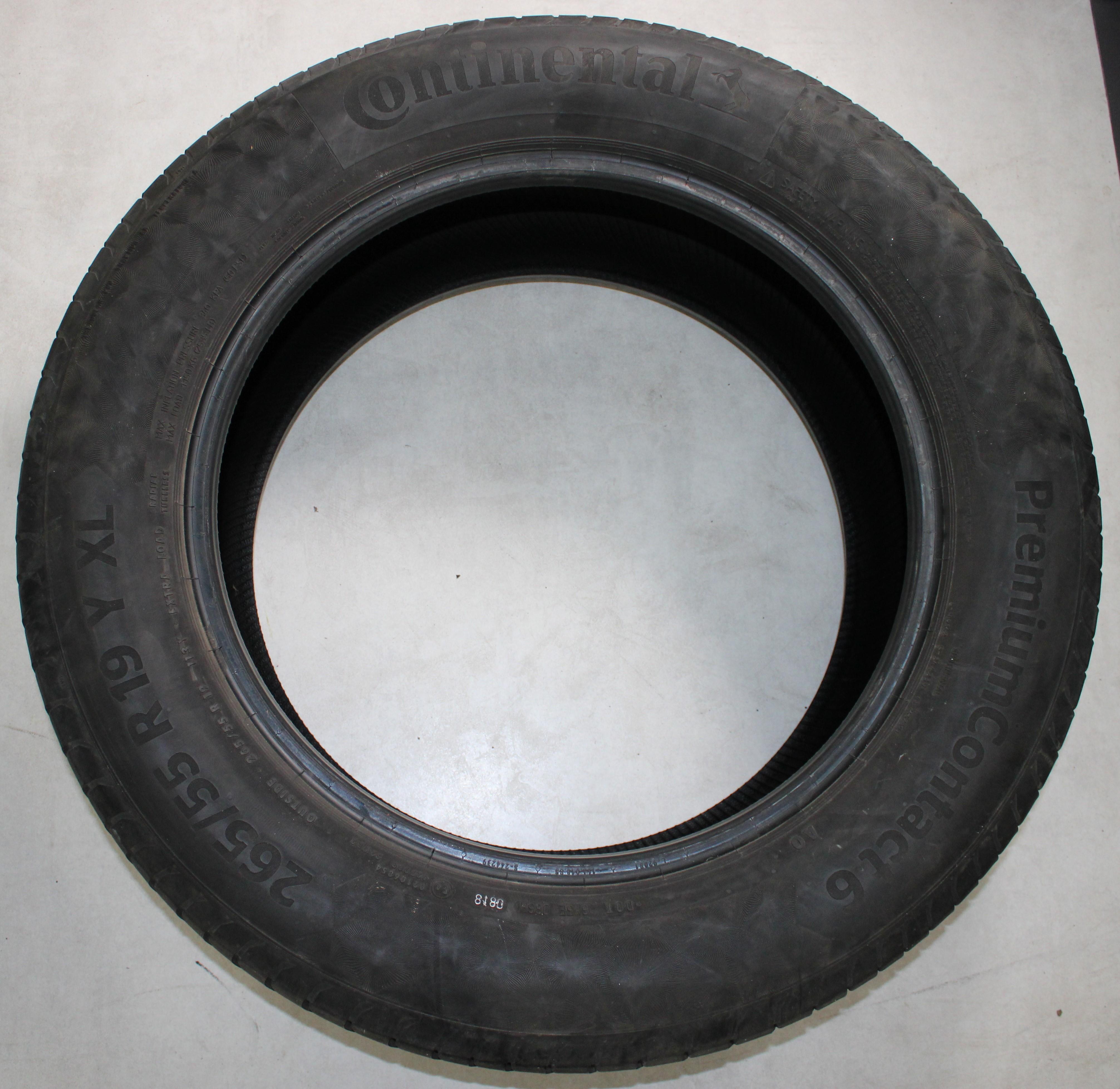 2 x 265/55R19 113Y Sommerreifen Continental Premium Contact 6 AO 6,5mm 2018 XL