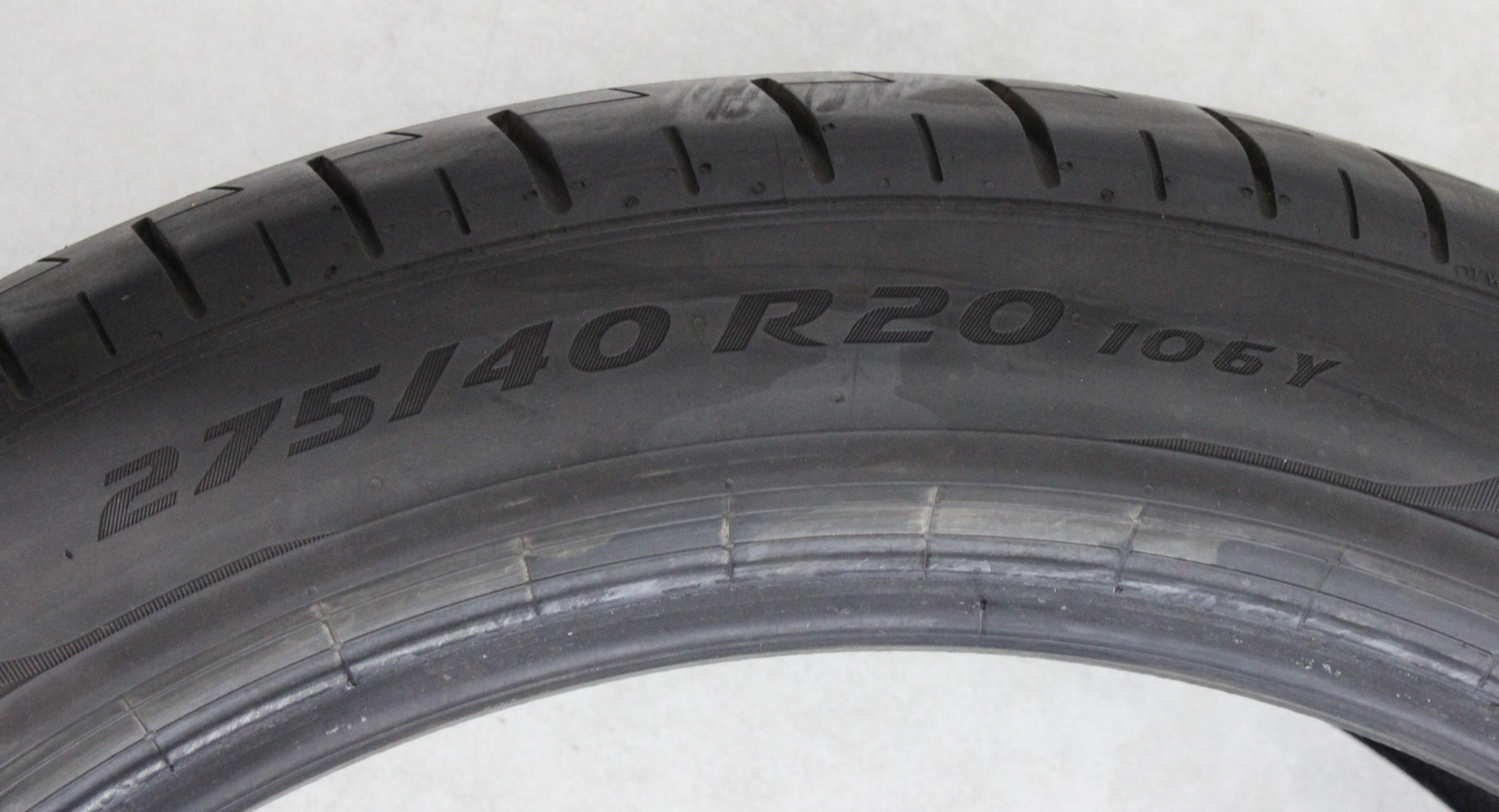 1 x 275/40R20 106Y pneumatico estivo Pirelli Pzero PZ4 * 6,5-7mm 2025