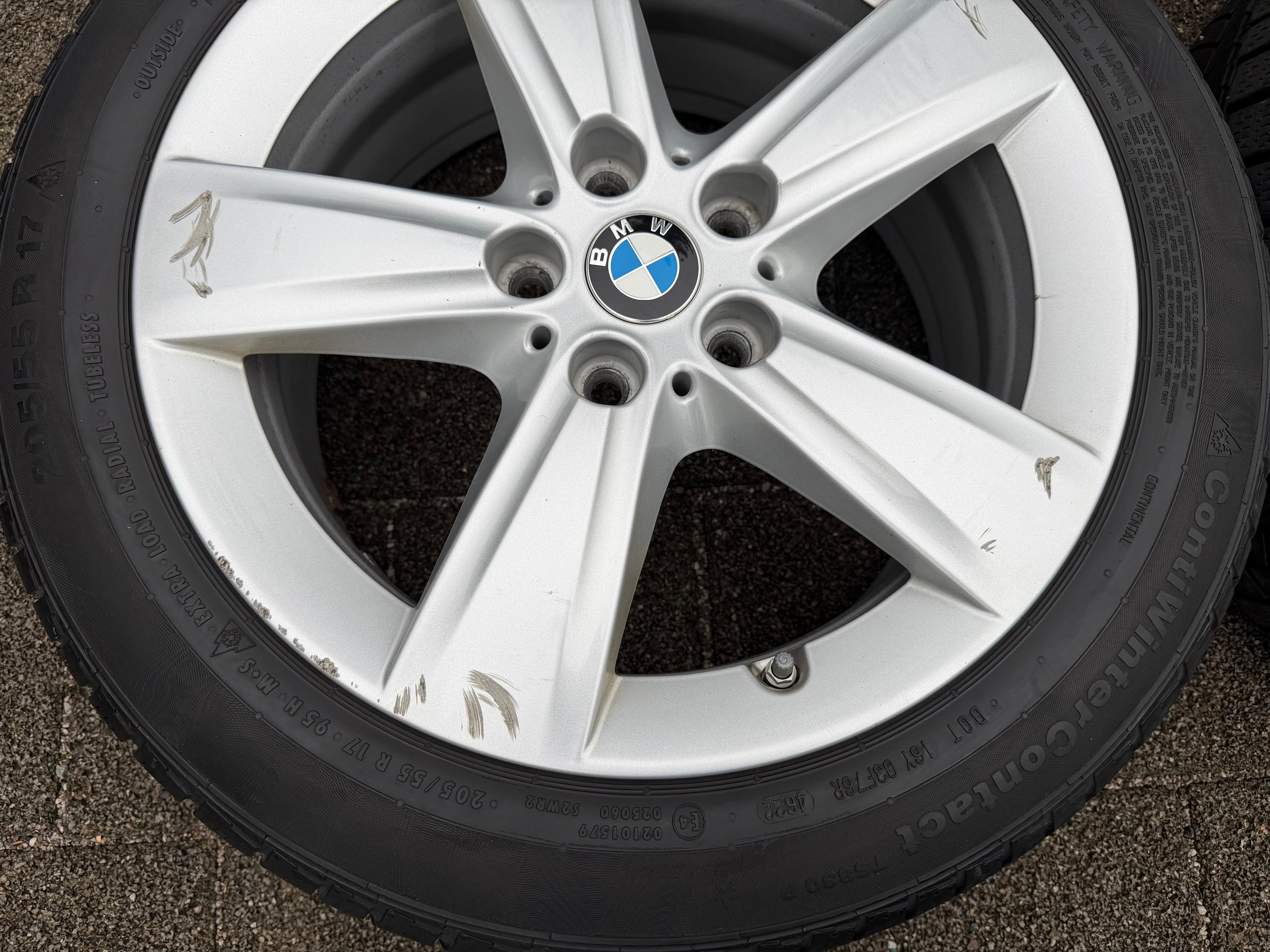 4 RUEDAS DE INVIERNO ORIGINALES DE ALEACIÓN DE 17" PARA BMW SERIE 2 ACTIVE TOURER F45 GRAND TOURER F46 6855087 NUEVAS, ENVÍO GRATUITO