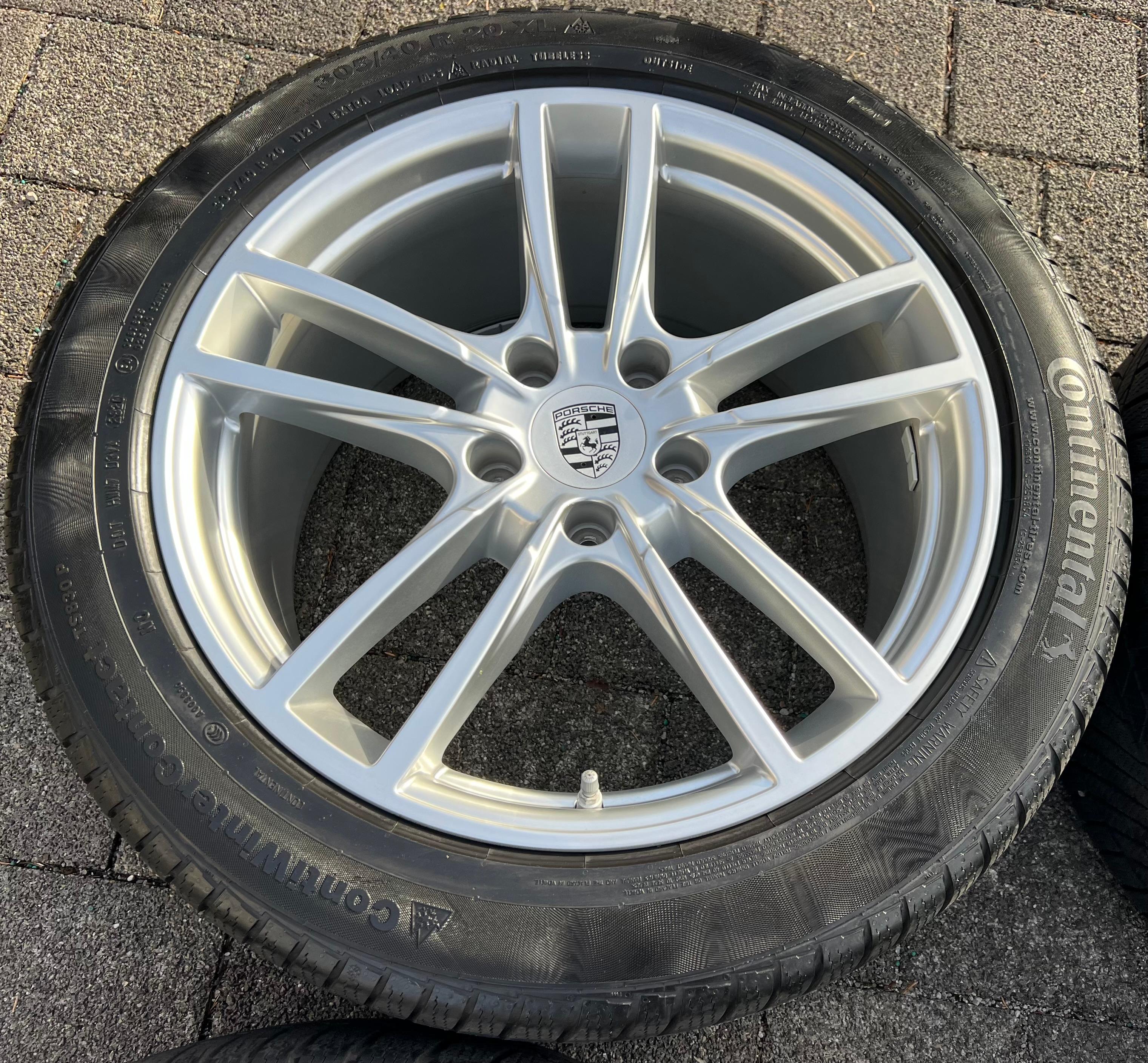 4 ORIGINAL 20" ALU WINTERRÄDER PORSCHE CAYENNE 9YA 9Y0601025F 9Y0601025G RDKS