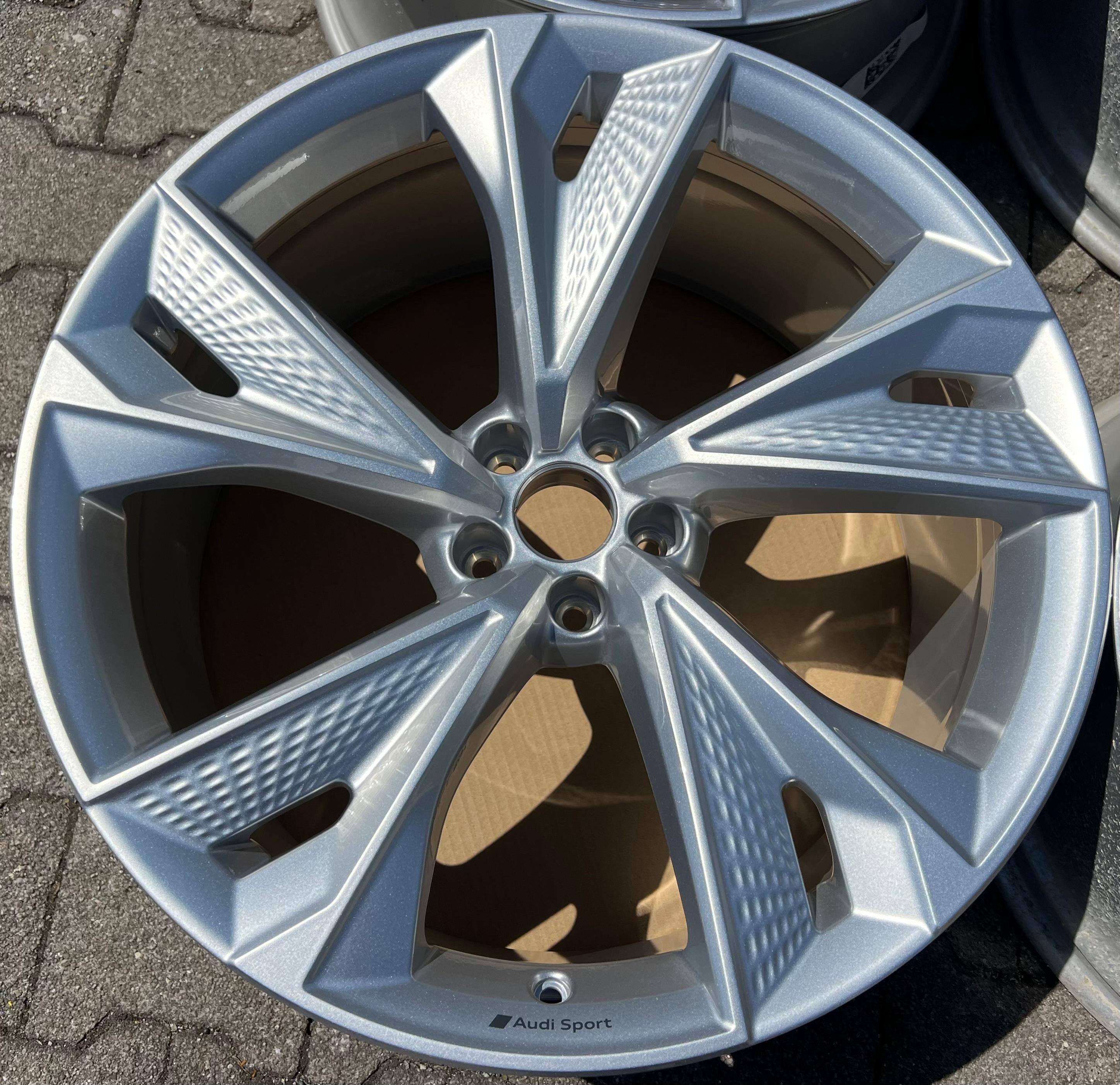 4 ORIGINELE 22" aluminium velgen AUDI RS6 RS7 4K F2 C8 3 4K0601025AT 10,5x22 ET19