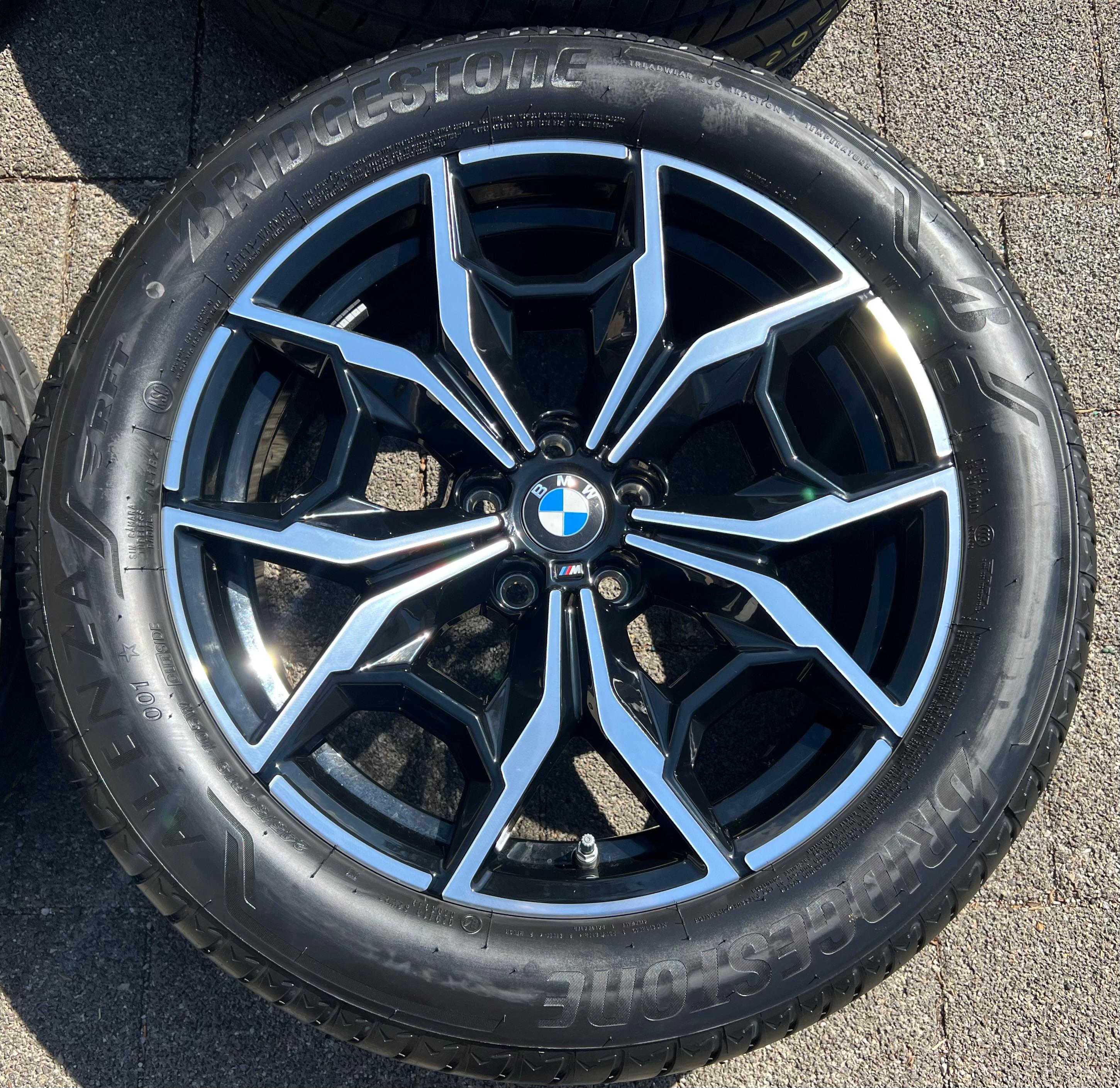 4 ORIGINELE 19" ALUMINIUM ZOMERWIELEN BMW X3 G01 X4 G02 STYLING M887 BRIDGESTONE 2023 RDKS GRATIS LEVERING