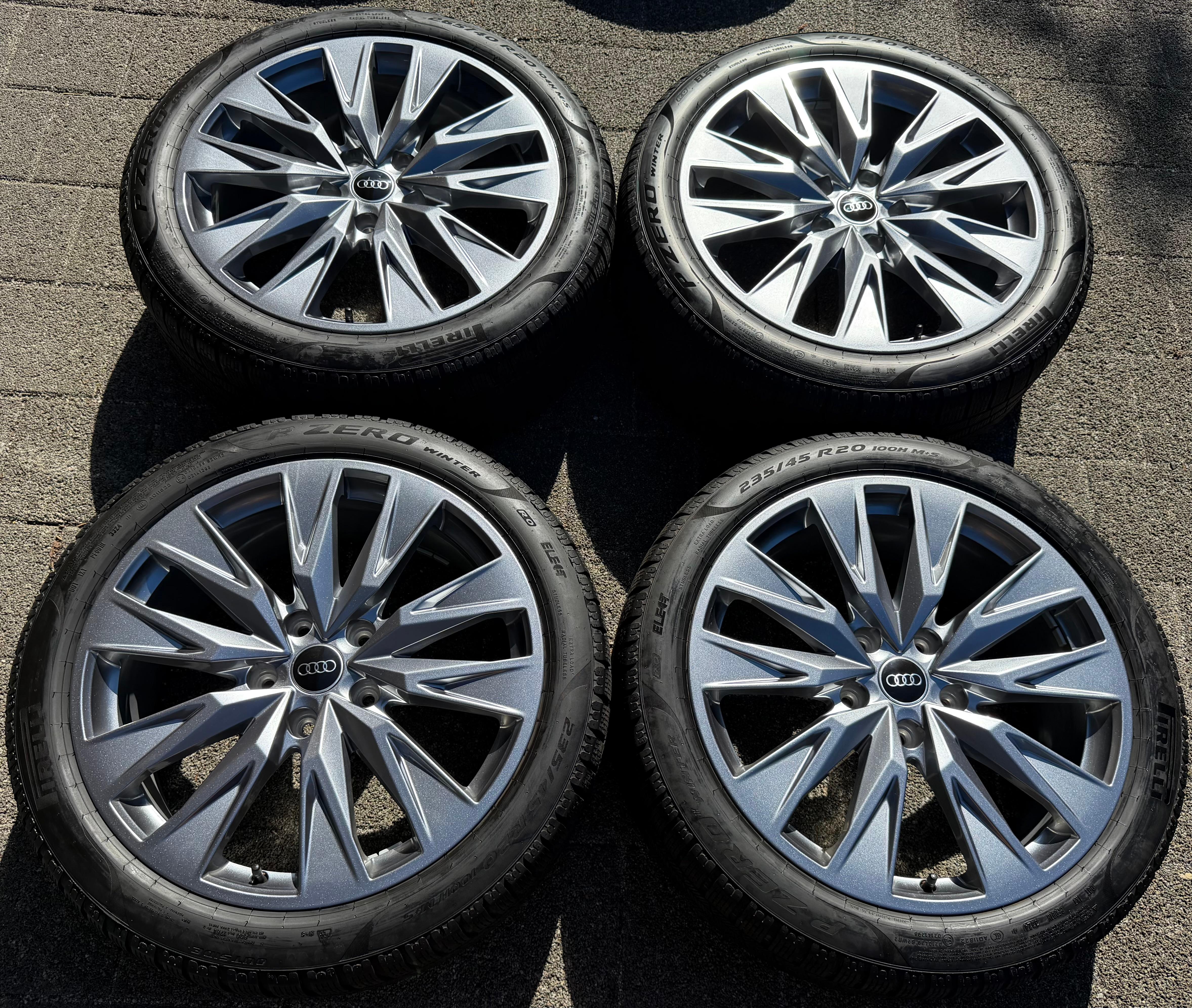 4 ORIGINAL 20" ALU WINTERRÄDER AUDI A6 S6 E-TRON GH5 GHA 85E601025B 85E601025C 2024