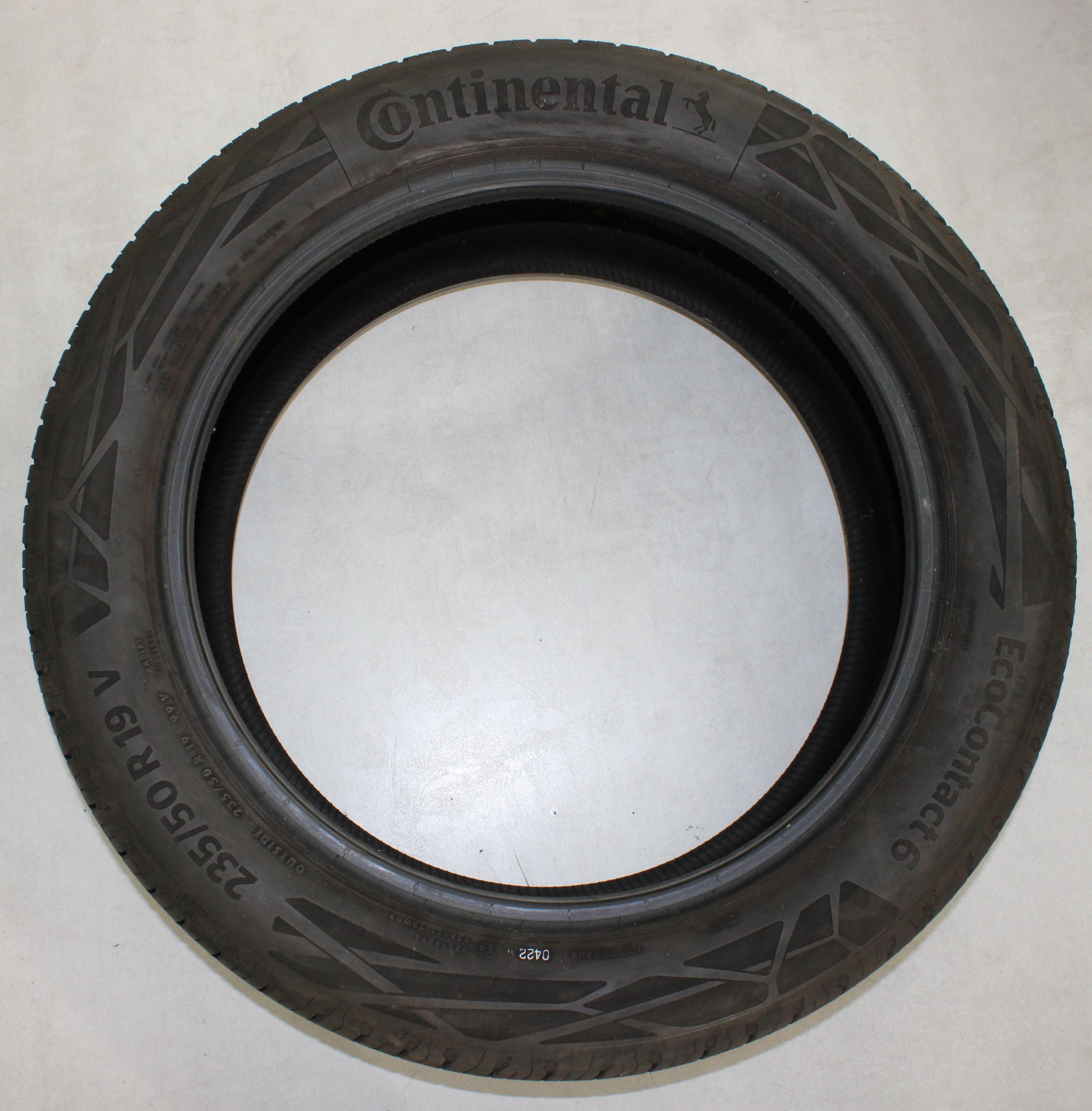 2 x 235/50R19 99V Sommerreifen Continental Eco Contact 6 5mm 2021/2022