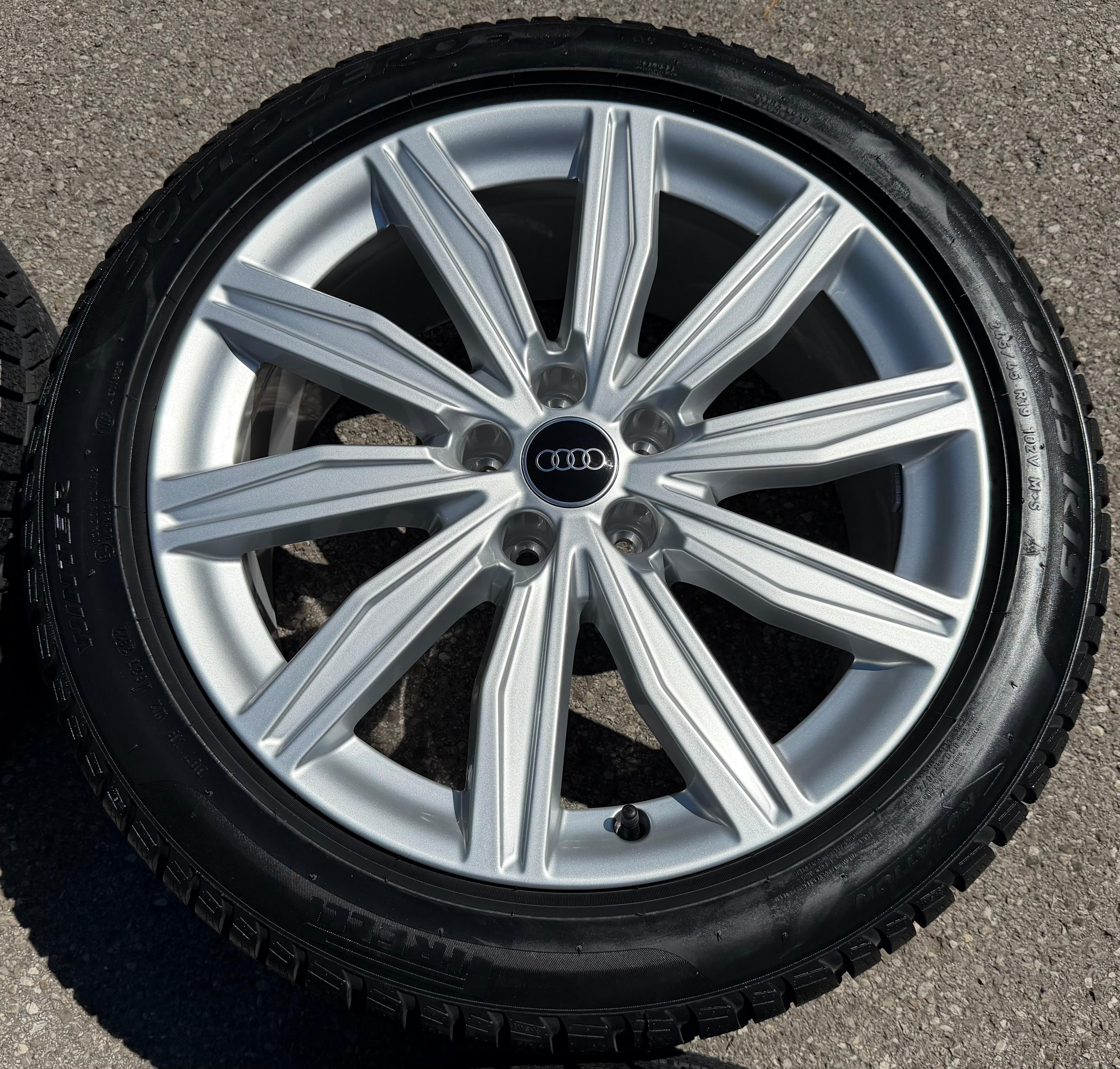 4 Original 19" Alu Winterräder Audi A6 S6 C8 4K 4K0601025M 245/45R19 102V Pirelli NEU