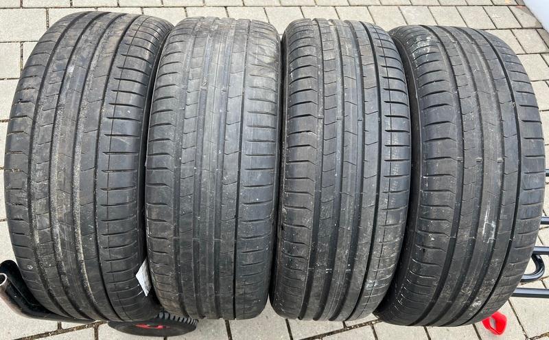 4 x 225/45R19 96Y Sommerreifen Pirelli Pzero PZ4 2x 6,5-7mm und 2x 5,5-6mm 2021
