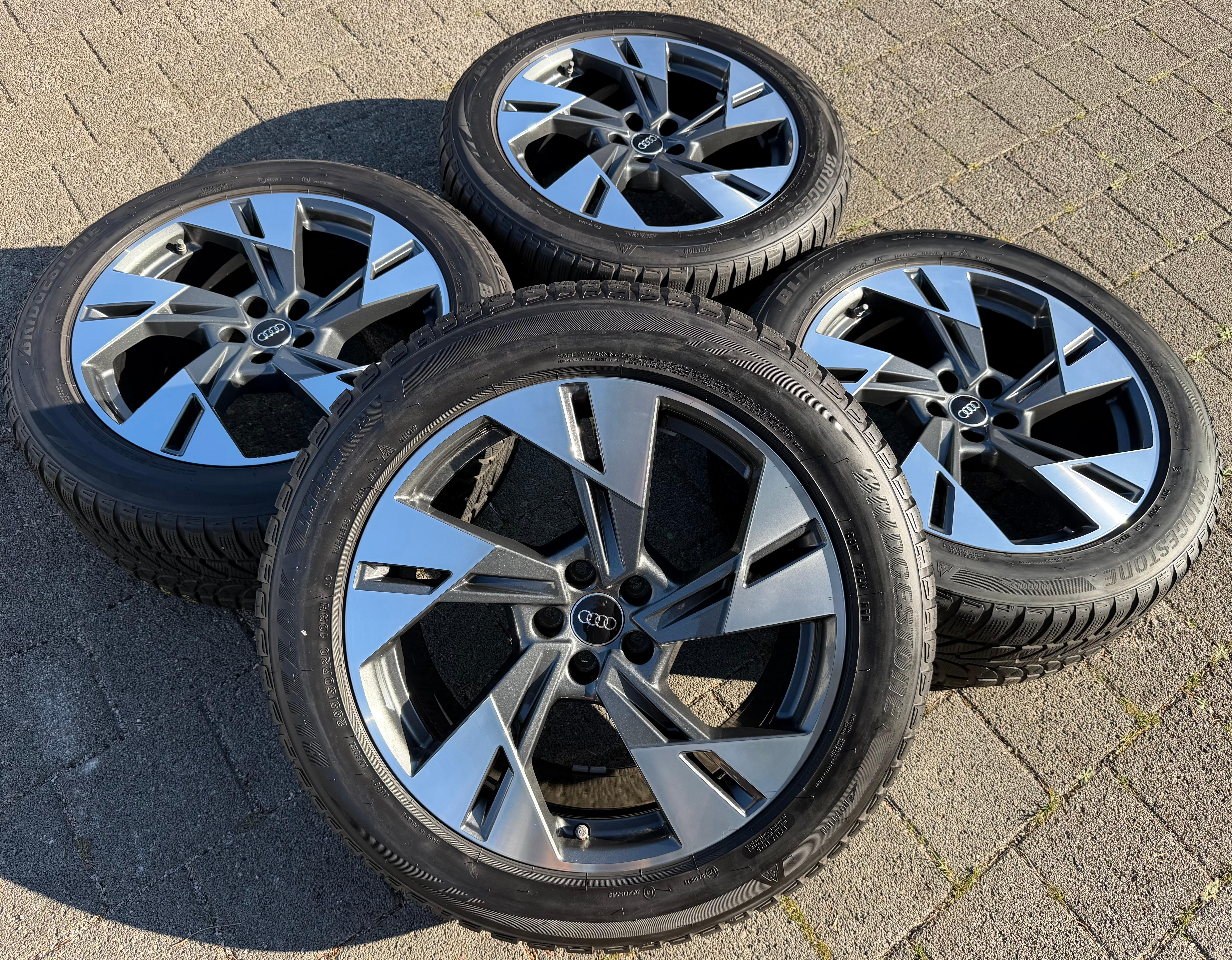 4 ORIGINAL 20" ALU WINTERRÄDER AUDI E-TRON Q8 ETRON 4KE601025T 255/50R20 109H