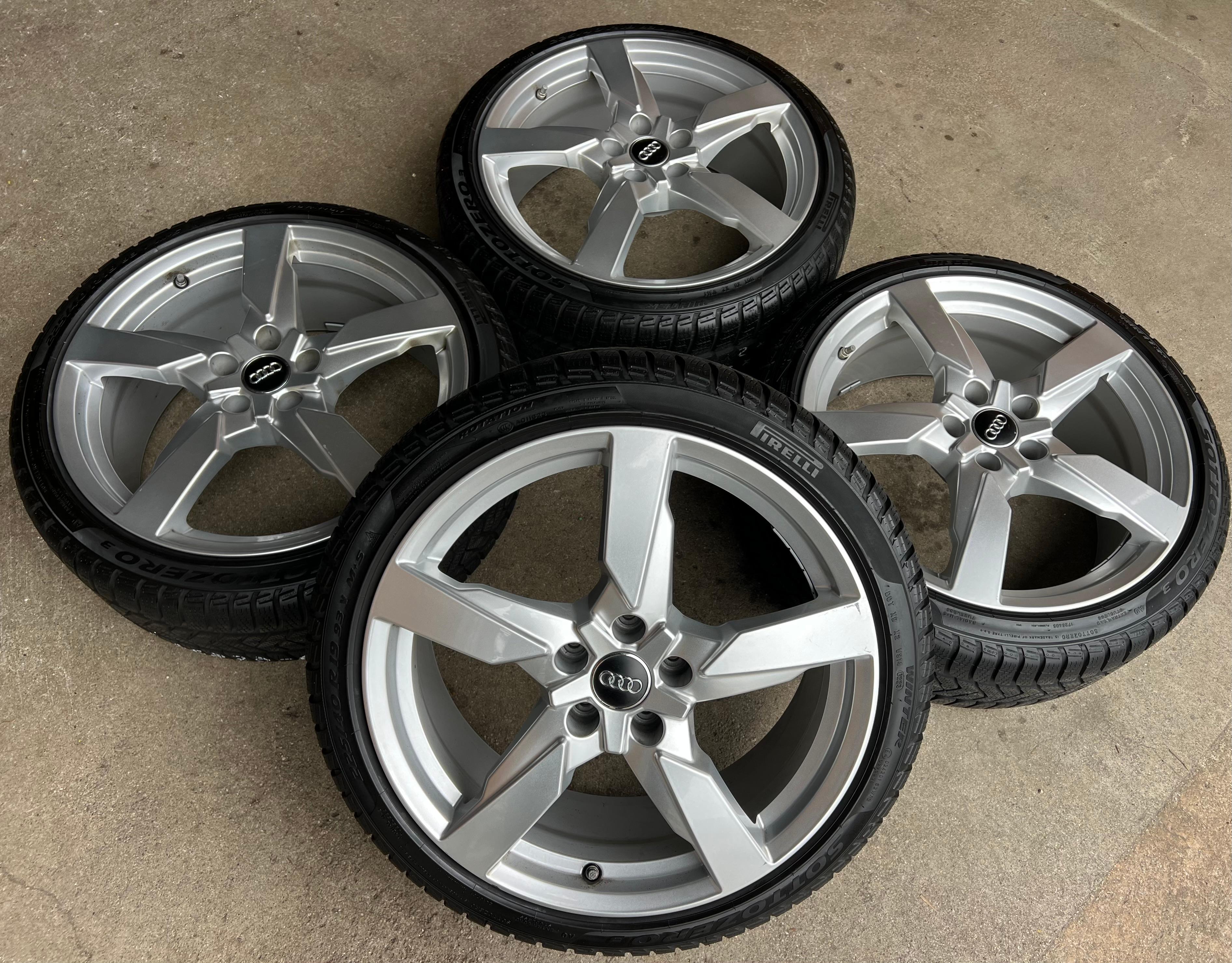 4 ORIGINAL 19" ALU WINTERRÄDER AUDI TT TTS 8S 8S0601025AG 225/40R19 93V PIRELLI