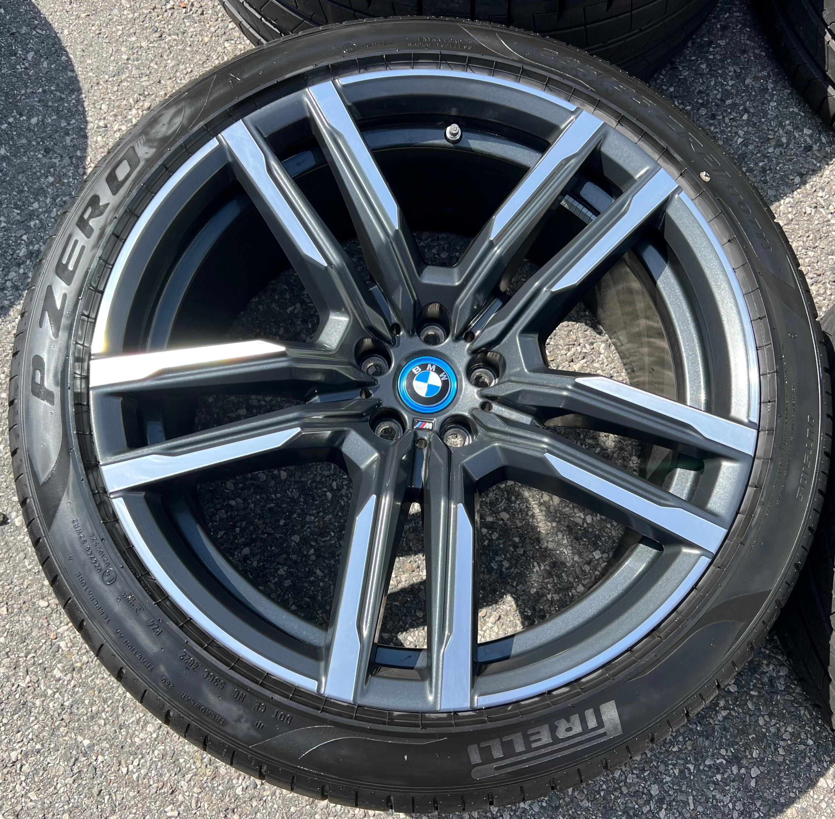 4 CERCHI ESTIVI ORIGINALI IN ALLUMINIO DA 21" BMW X5M F95 X6M F96 STYLING 808M PIRELLI CONSEGNA GRATUITA