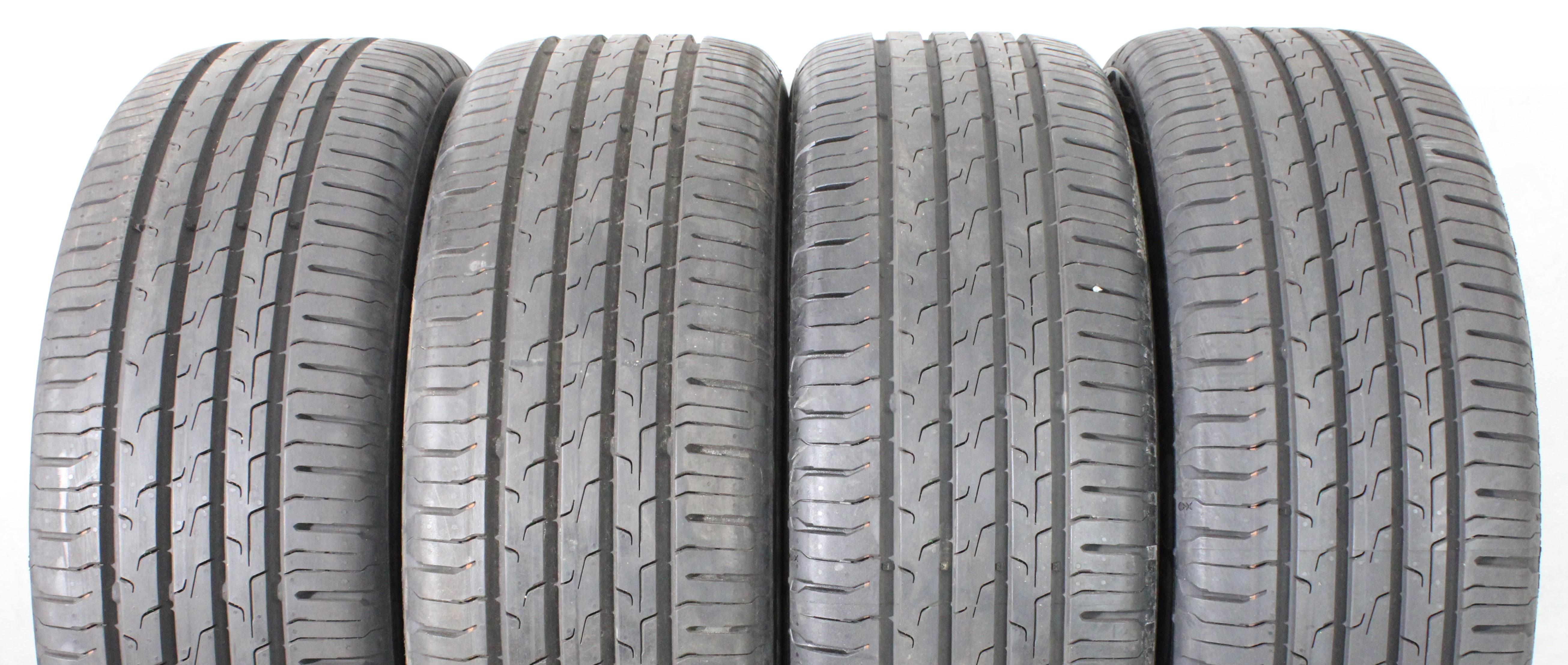 4 neumáticos de verano Continental Eco Contact 6, 195/55R16 87V, con dibujo completo, 2022