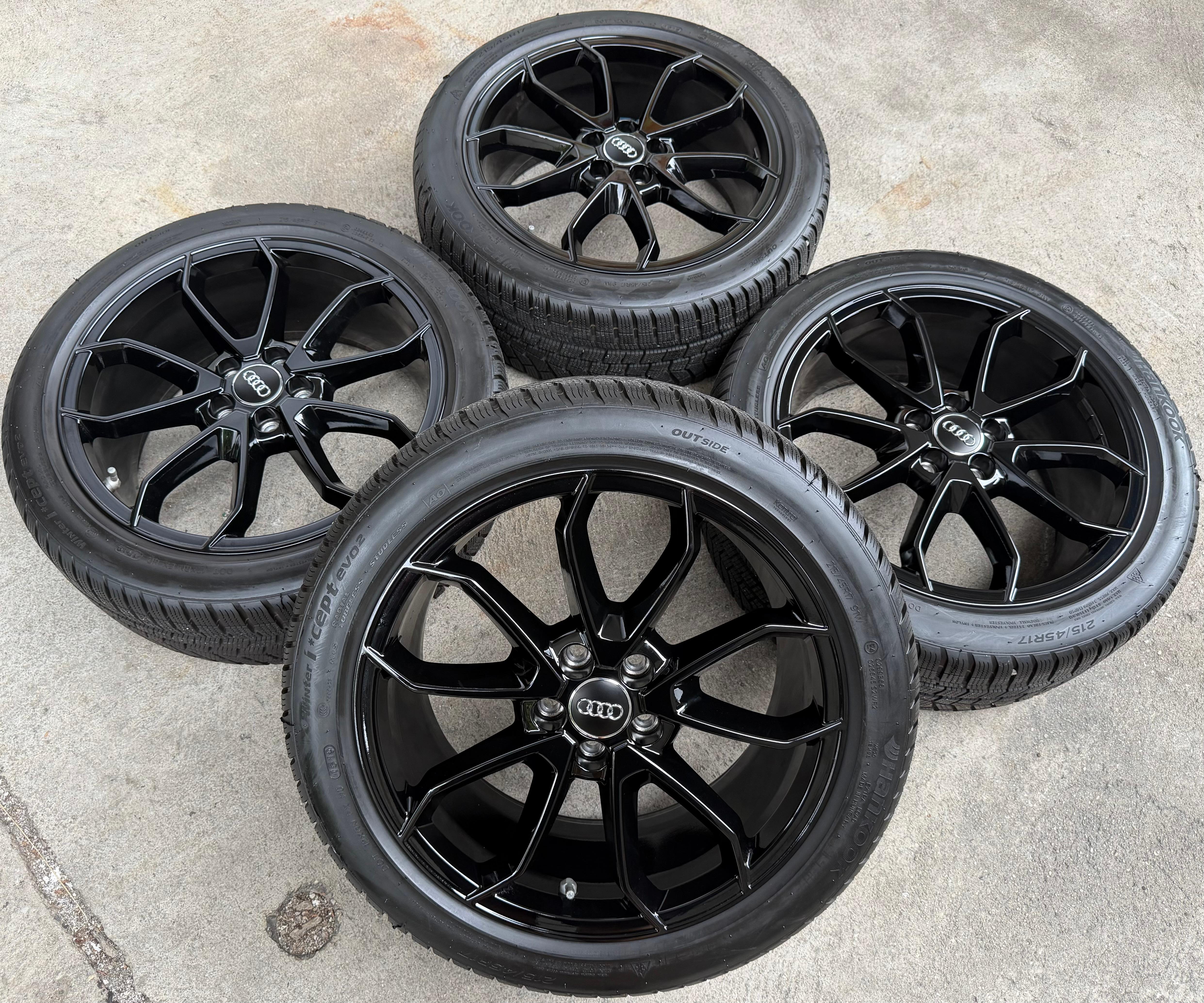 4 Original 17" Alu Winterräder Audi A1 S1 GB 82A071497A 215/45R17 91W Hankook
