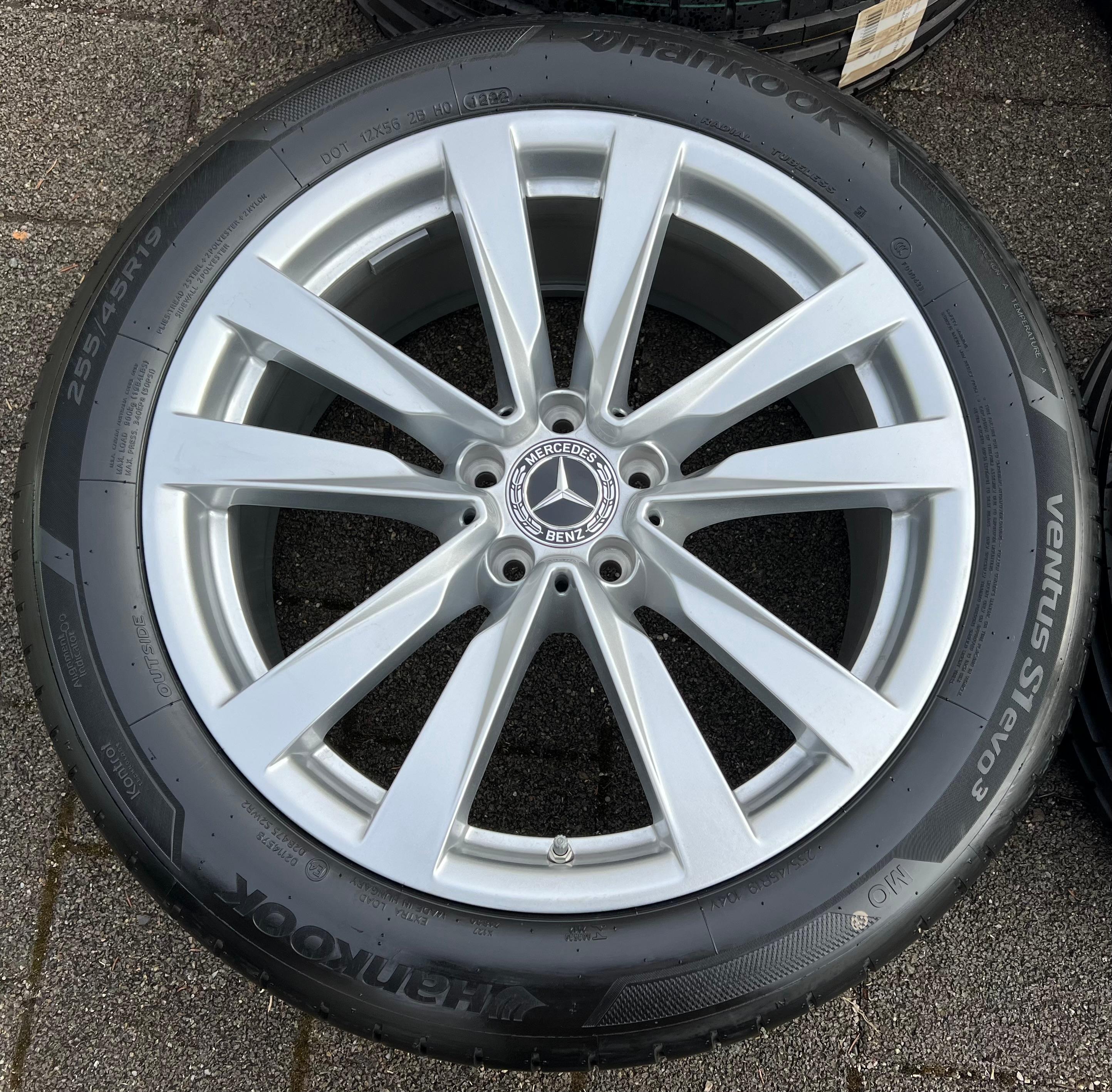 4 ROUES D'ÉTÉ ORIGINALES 19" EN ALUMINIUM MERCEDES BENZ CLASSE S W223 A2234013100 FRANCO DE PORT